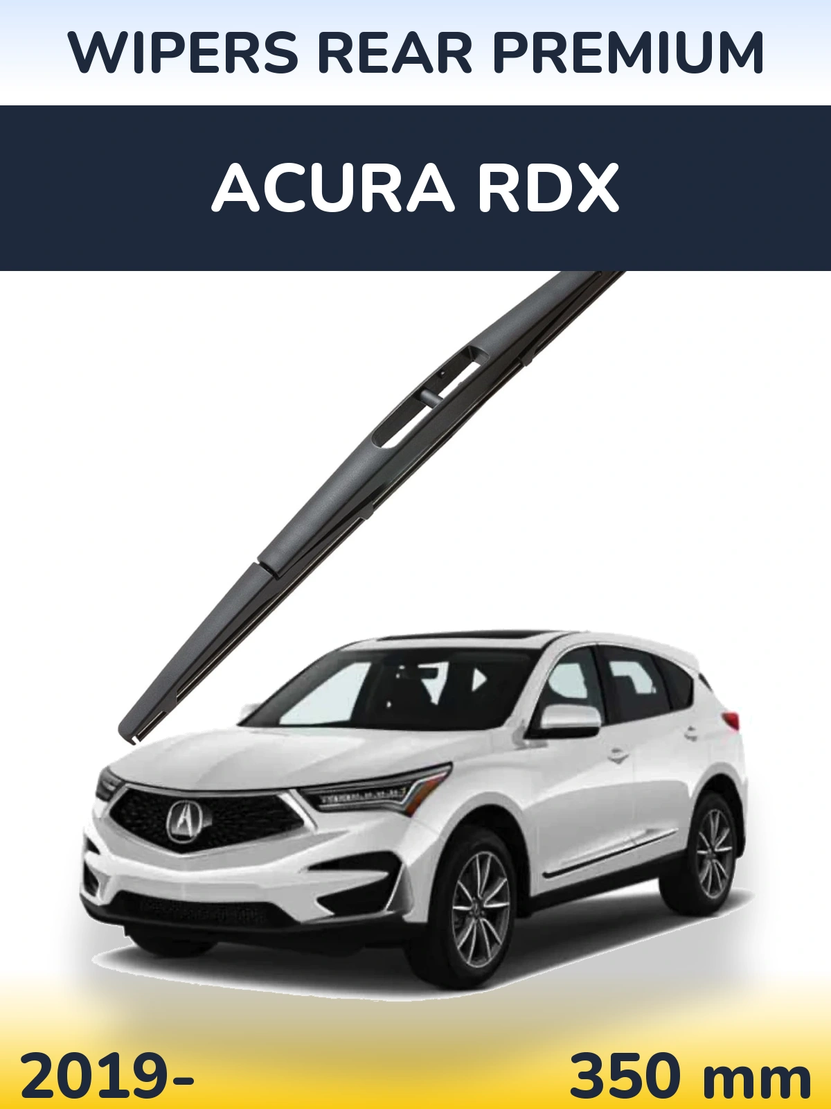 Rear wiper blade WIPERS REAR PREMIUM 350 mm for Acura RDX 2019-2026