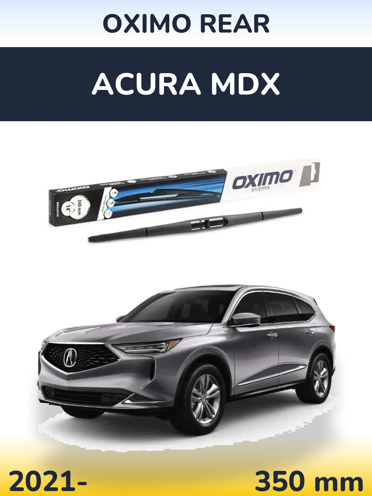 Rear wiper blade Oximo Rear 350 mm for Acura MDX 2021-2026