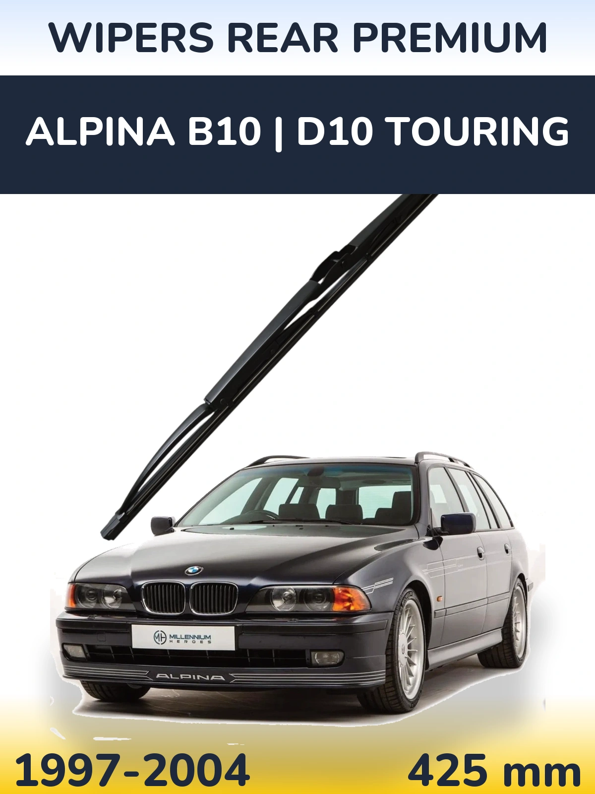 Rear wiper blade WIPERS REAR PREMIUM 425 mm for Alpina B10 | D10 Touring 1997-2004