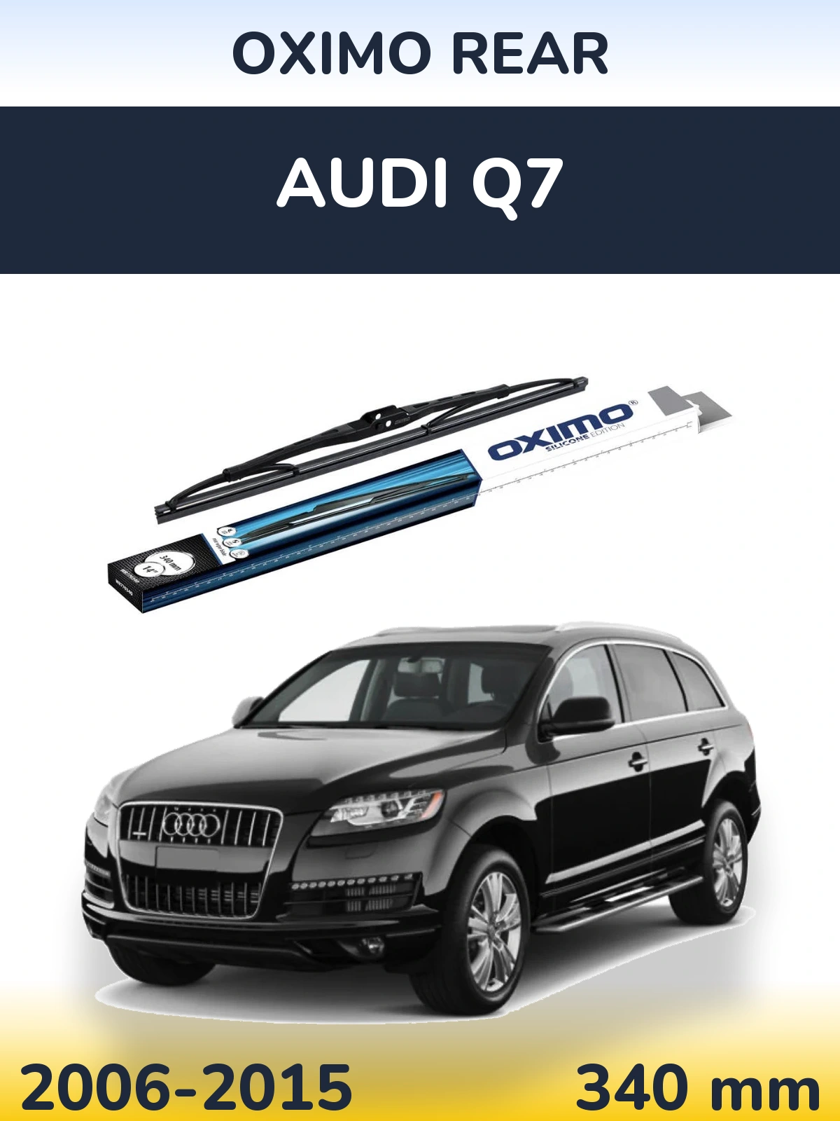 Rear wiper blade Oximo Rear 340 mm for Audi Q7 2006-2015