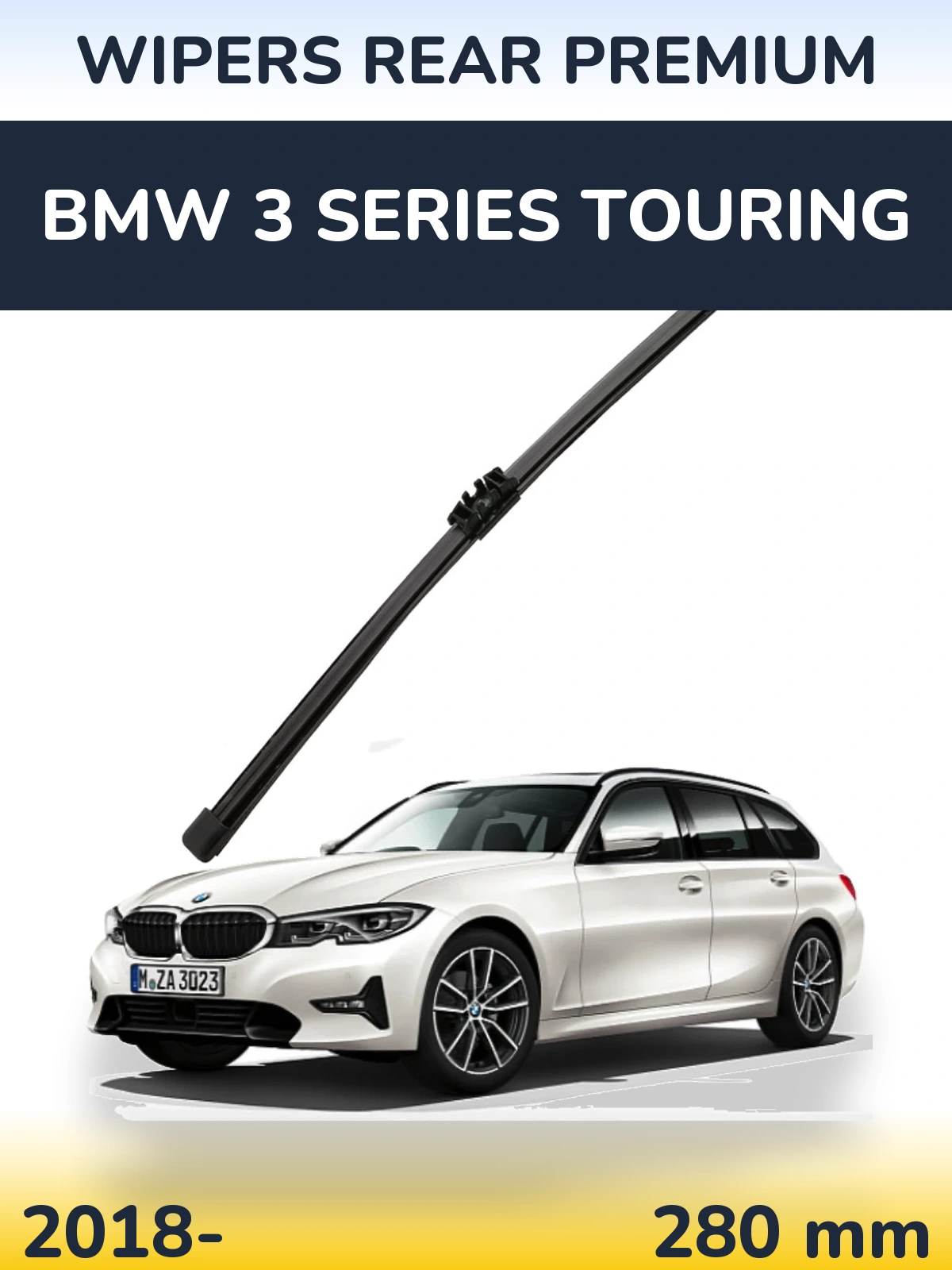 Задний дворник WIPERS REAR PREMIUM 280 мм для BMW 3 Series Touring 2018-2026