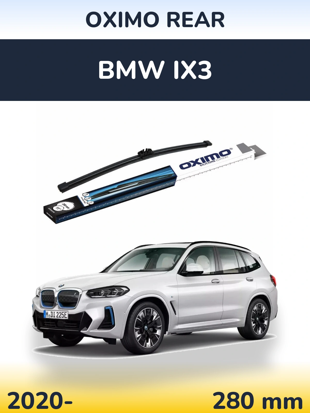 Rear wiper blade Oximo Rear 280 mm for BMW iX3 2020-2026