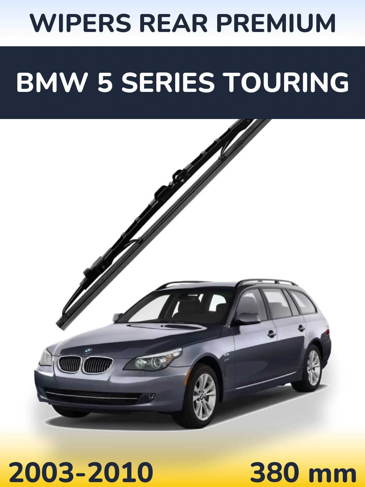 Задний дворник WIPERS REAR PREMIUM 380 мм для BMW 5 Series Touring 2003-2010