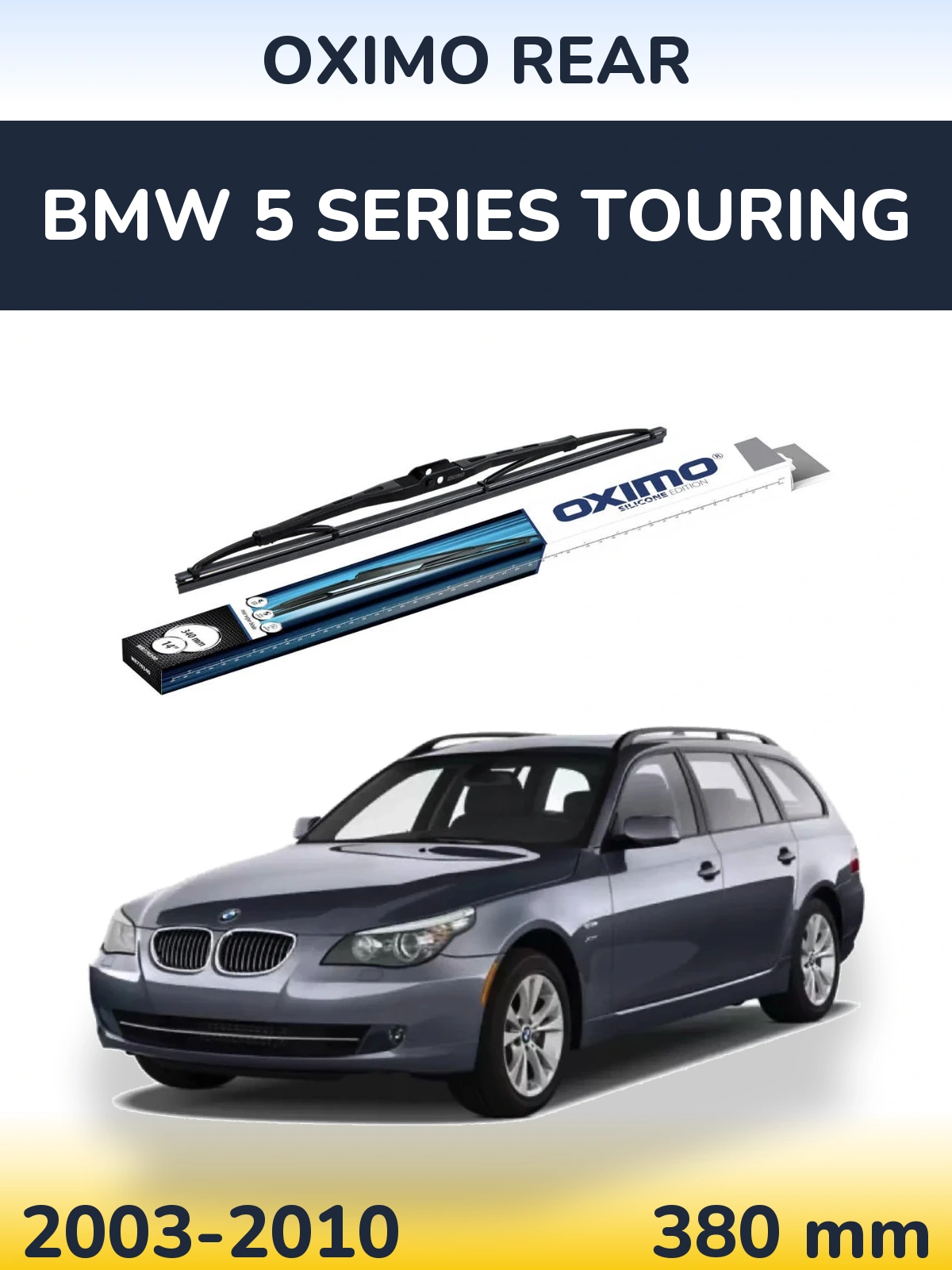 Rear wiper blade Oximo Rear 340 mm for BMW 5 Series Touring 2003-2010