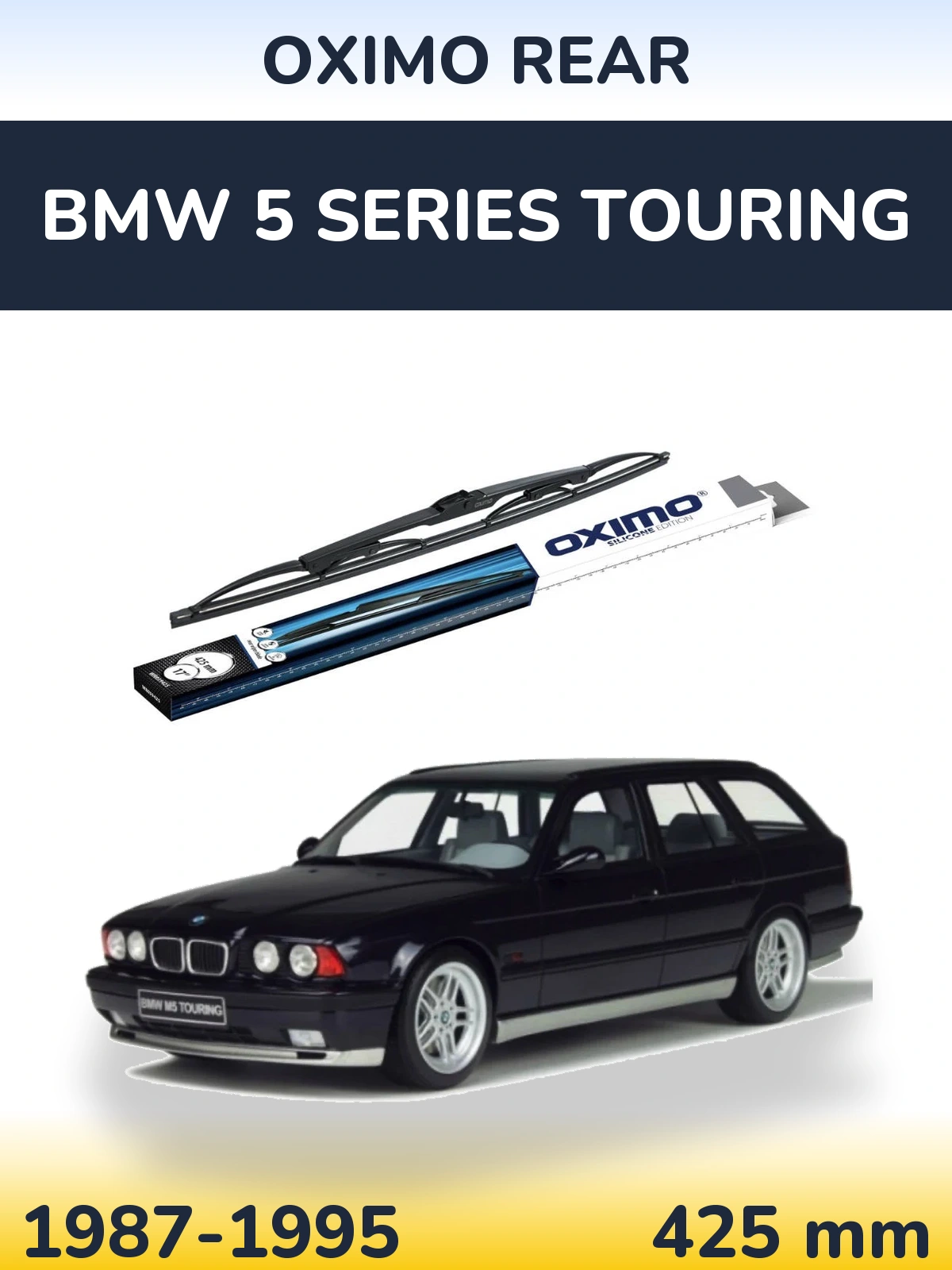 Rear wiper blade Oximo Rear 425 mm for BMW 5 Series Touring 1987-1995