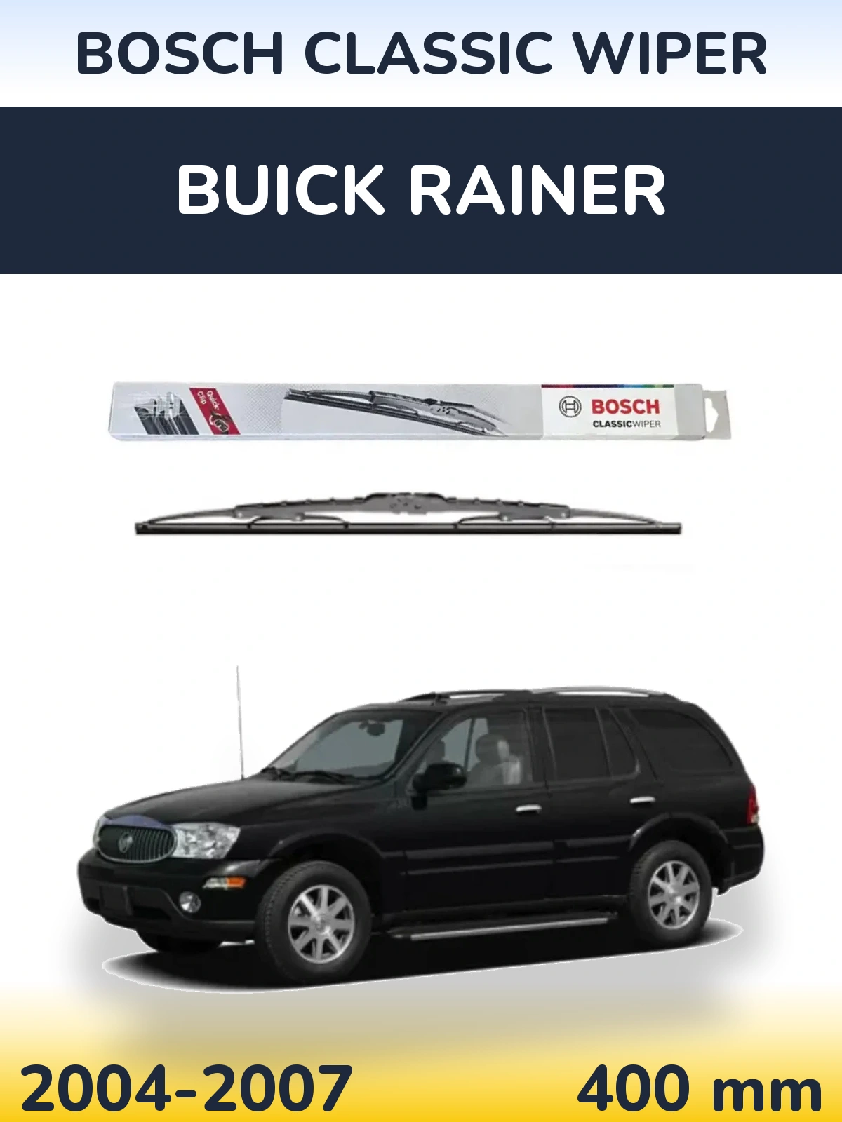 Задний дворник BOSCH Classic Wiper 400 мм для Buick Rainer 2004-2007