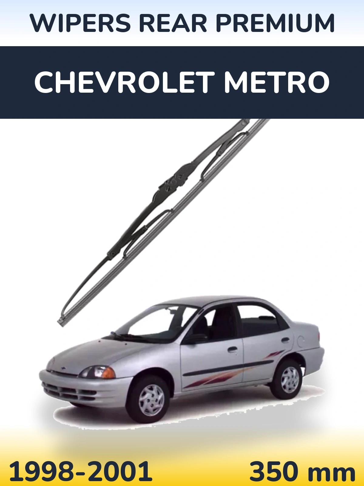 Rear wiper blade WIPERS REAR PREMIUM 350 mm for Chevrolet Metro 1998-2001