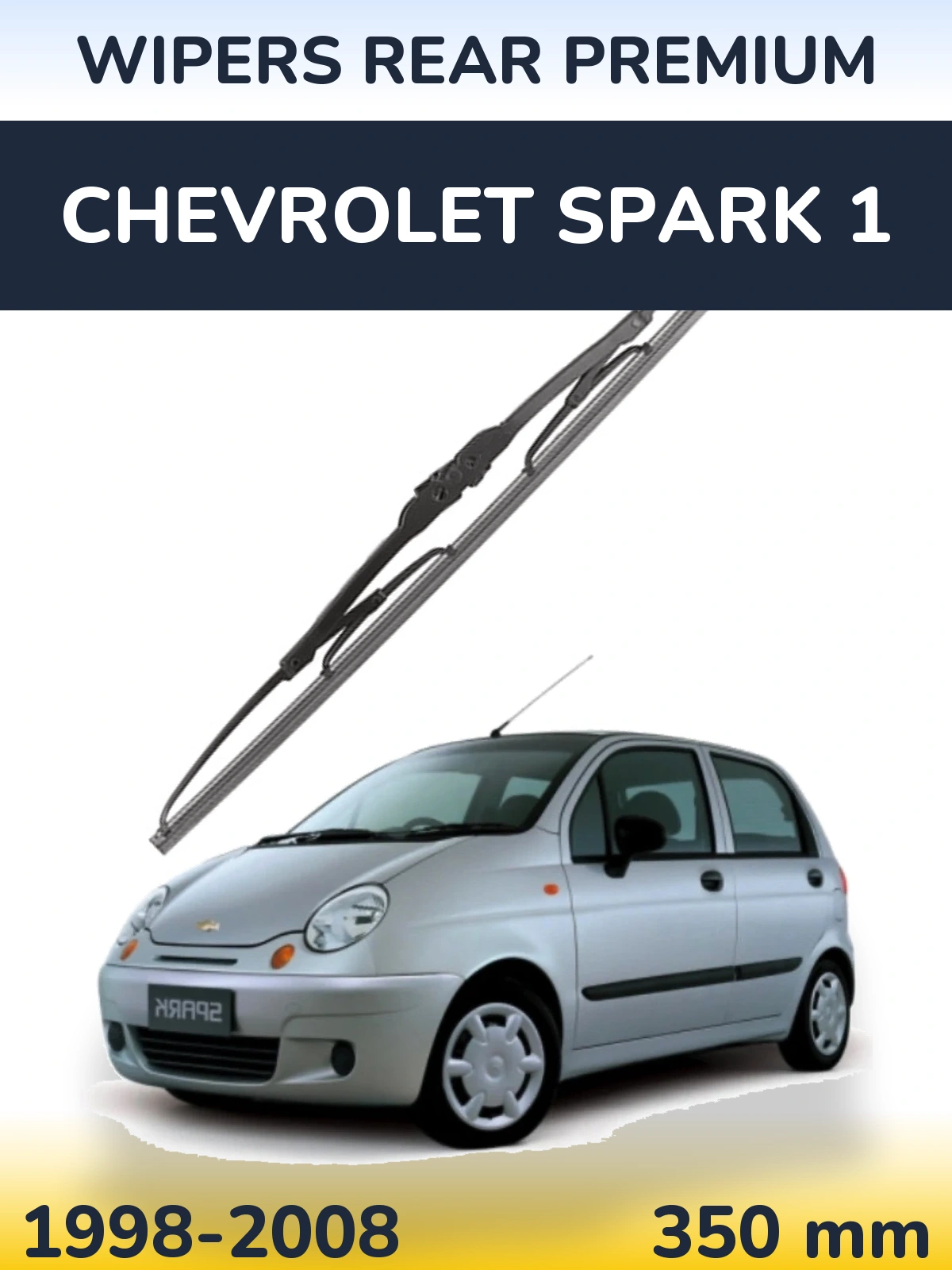 Задня щітка WIPERS REAR PREMIUM 350 мм для Chevrolet Spark 1 1998-2008