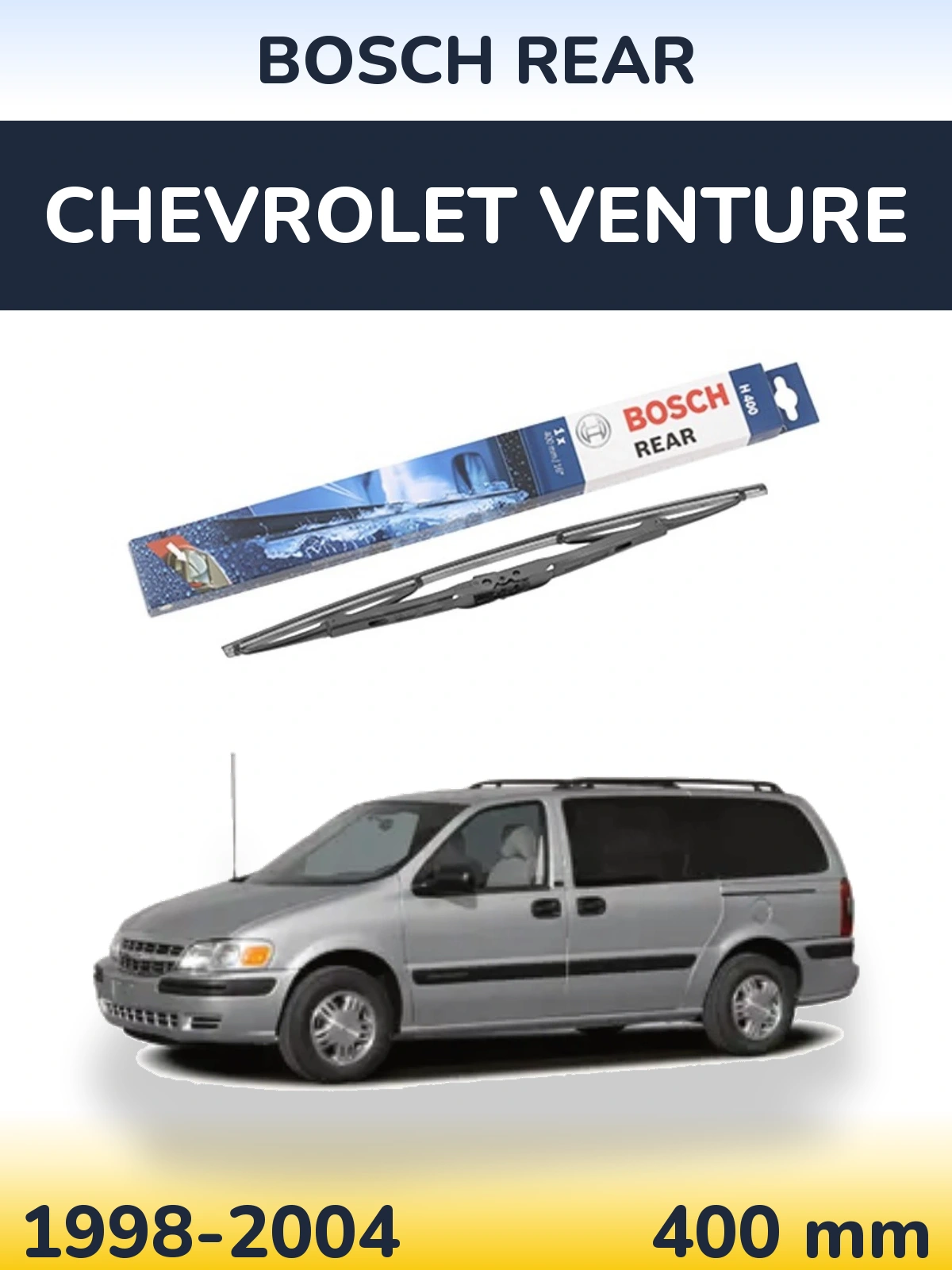 Задня щітка BOSCH Rear 400 мм для Chevrolet Venture 1998-2004