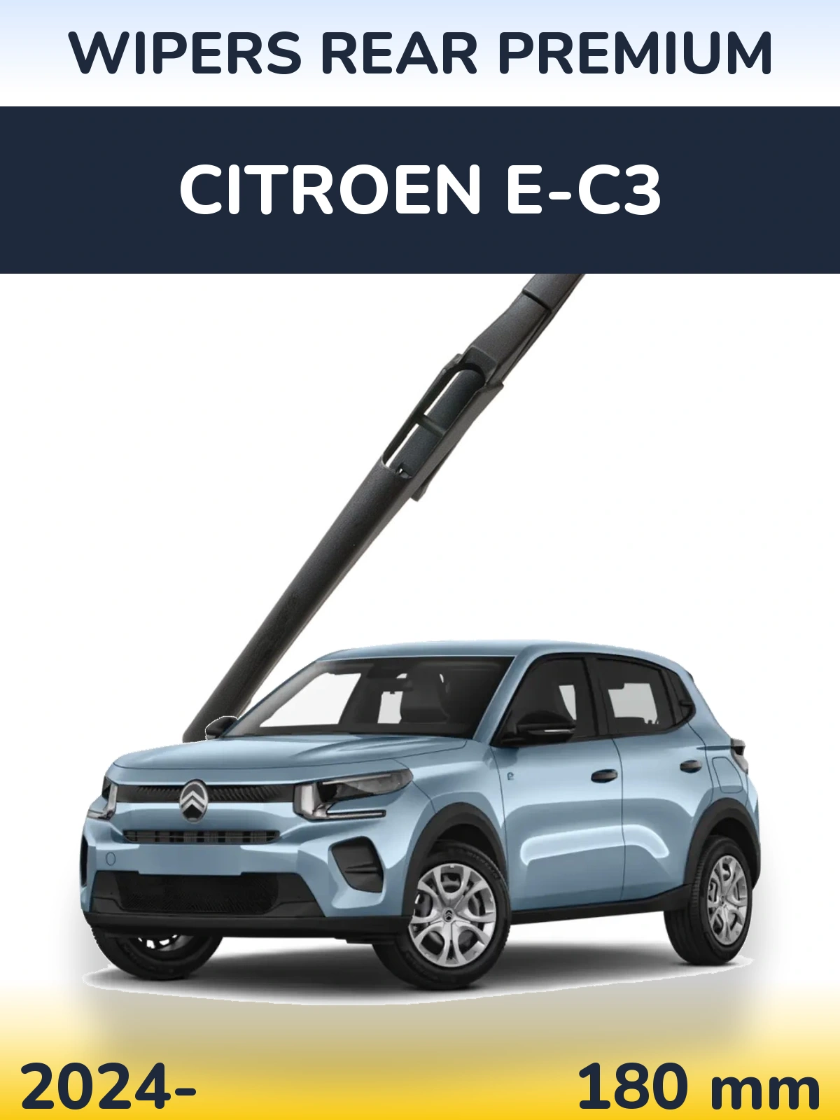 Rear wiper blade WIPERS REAR PREMIUM 180 mm for Citroen e-C3 2024-2026