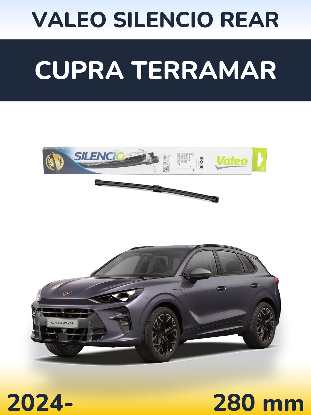 Задня щітка Valeo Silencio Rear 285 мм для Cupra Terramar 2024-2026