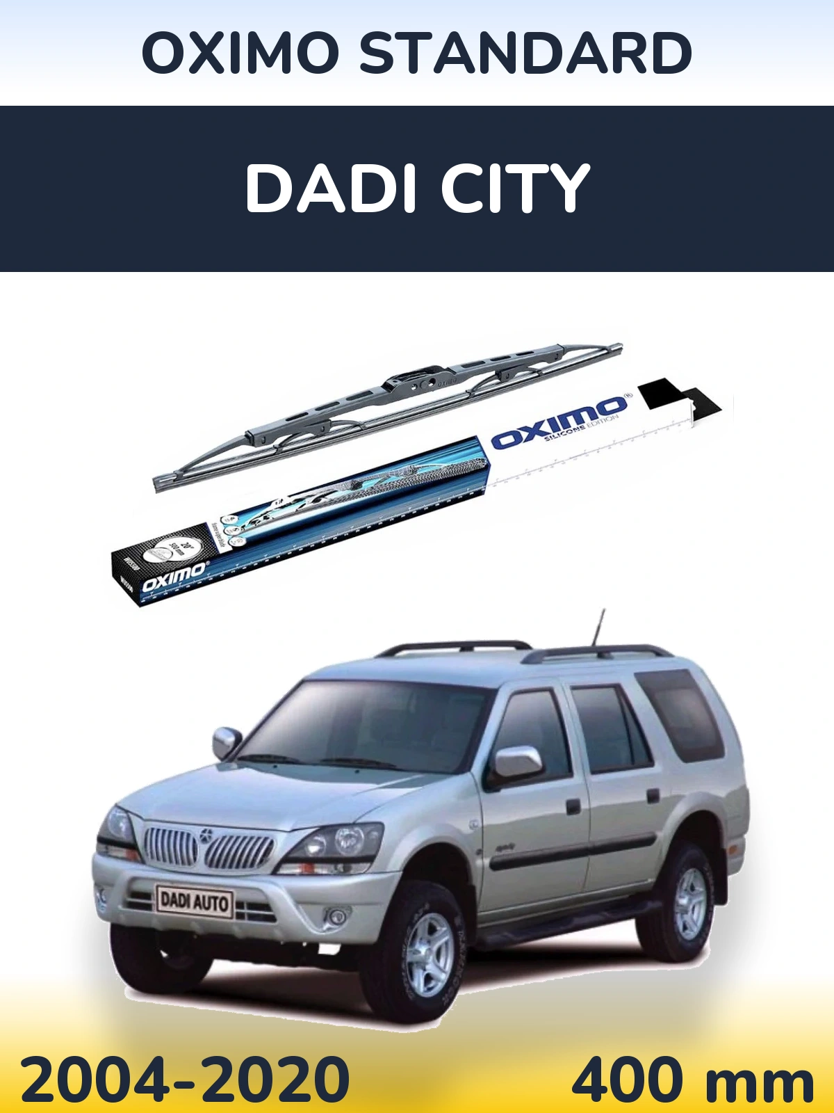 Задня щітка Oximo Standard 400 мм для Dadi City 2004-2020