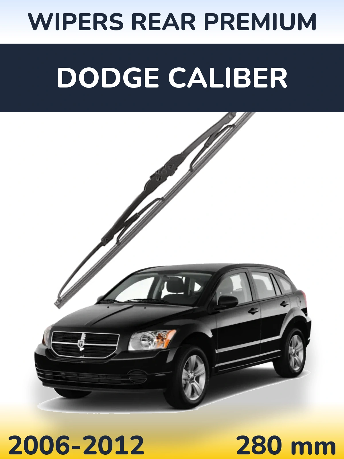 Rear wiper blade WIPERS REAR PREMIUM 280 mm for Dodge Caliber 2006-2012
