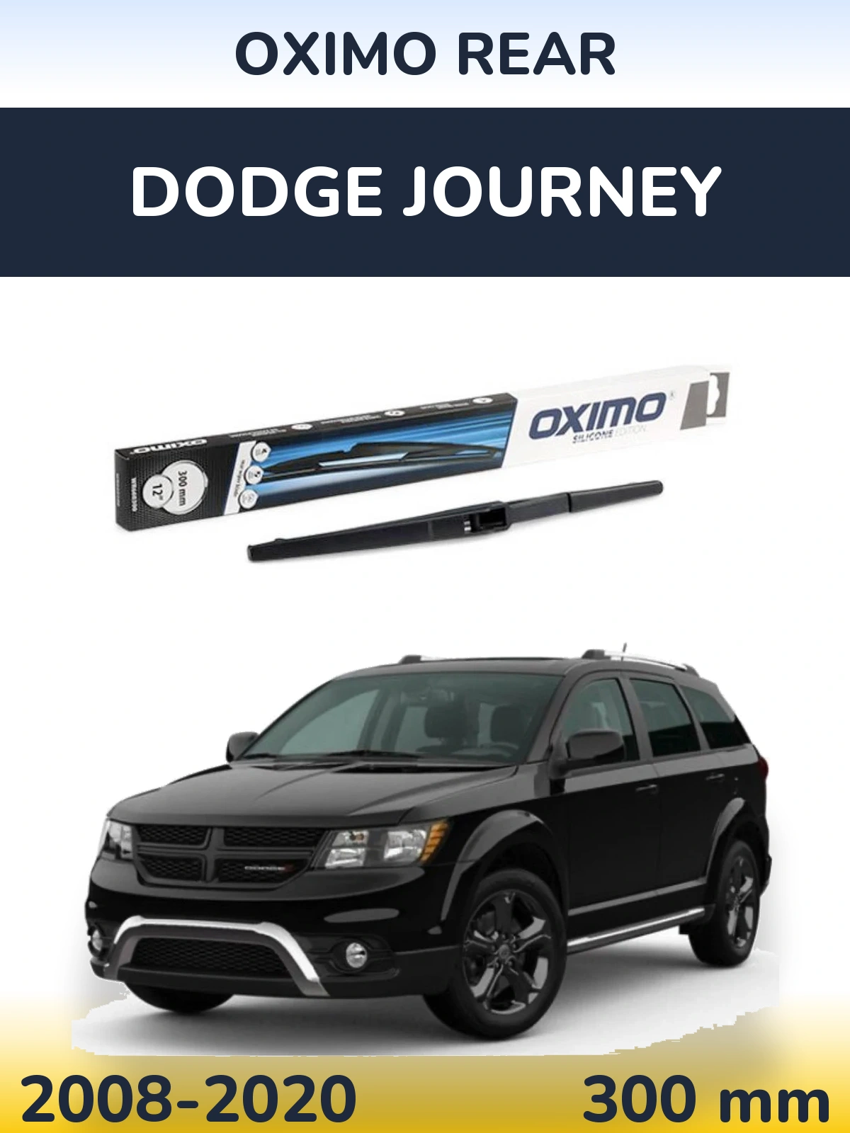 Rear wiper blade Oximo Rear 300 mm for Dodge Journey 2008-2020