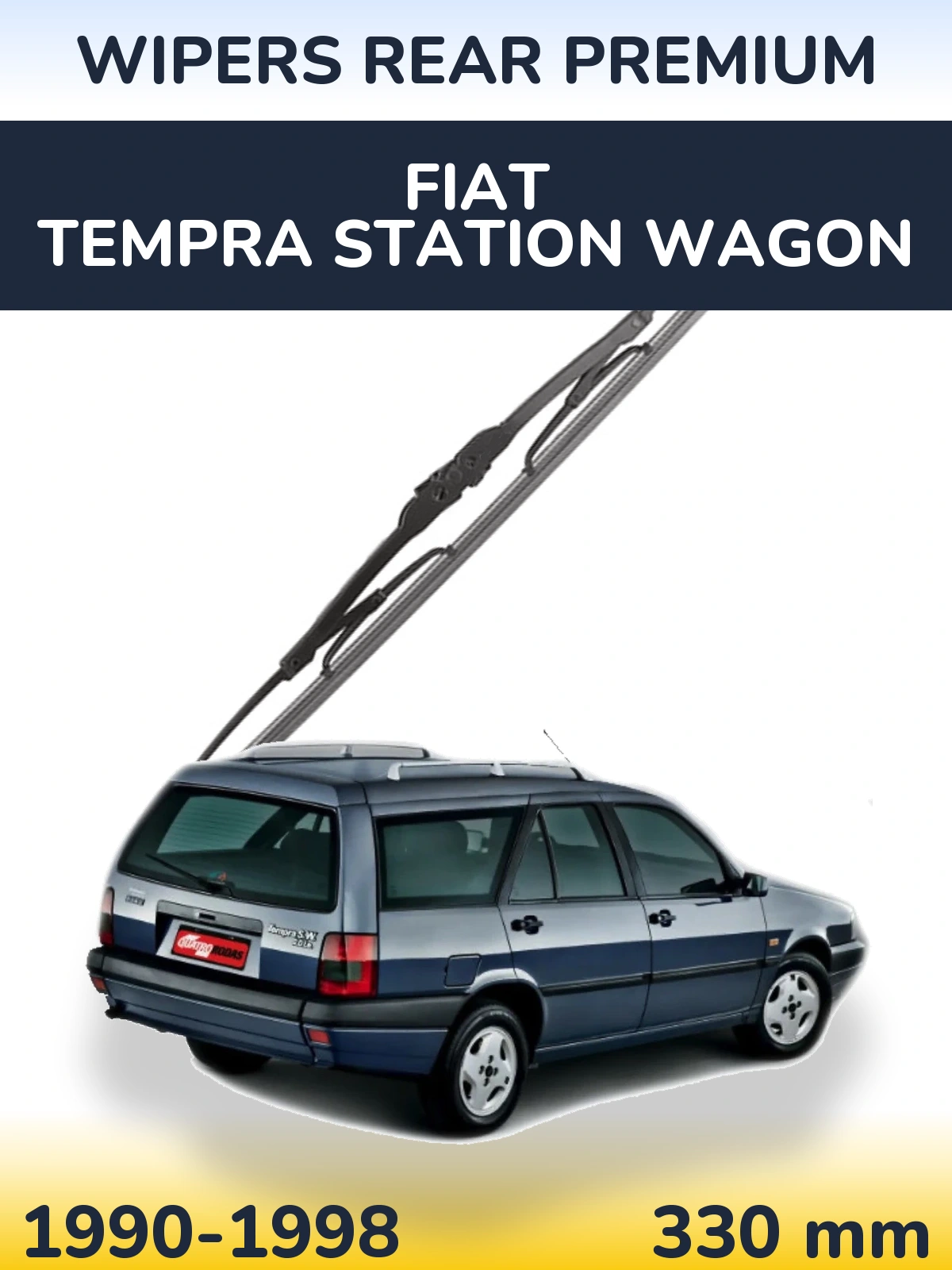 Rear wiper blade WIPERS REAR PREMIUM 330 mm for Fiat Tempra Station Wagon 1990-1998