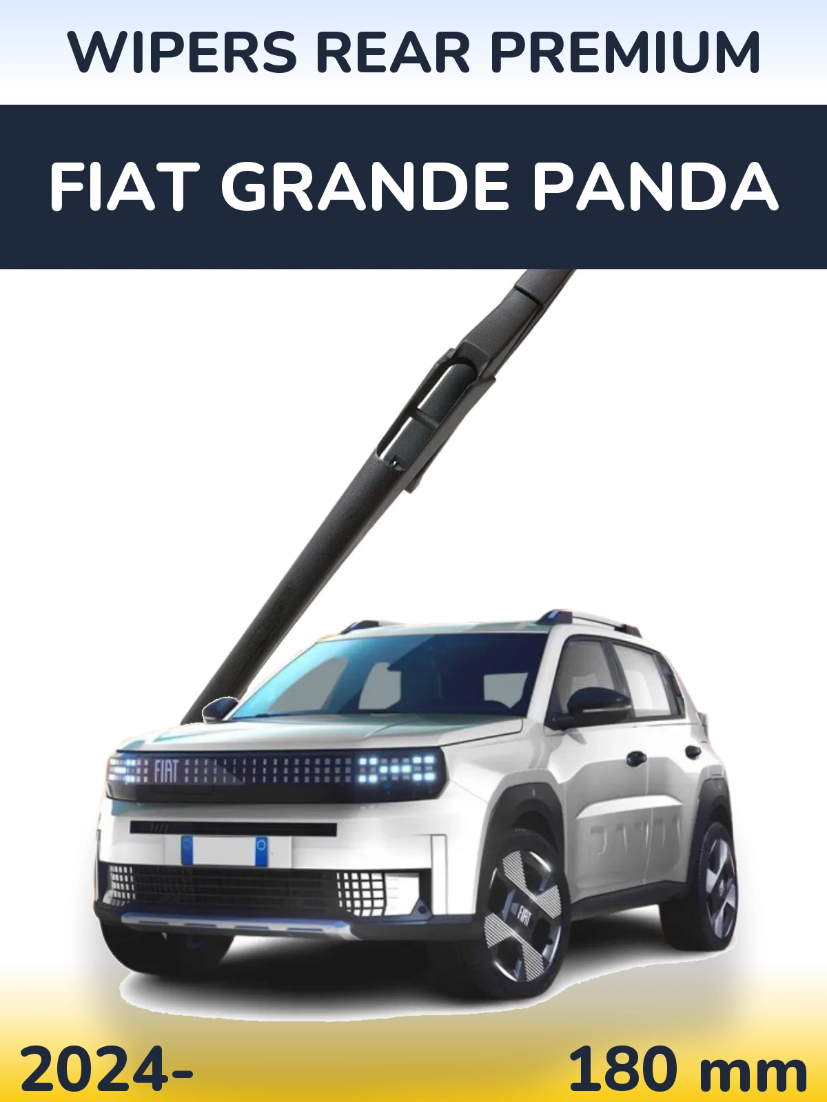 Задня щітка WIPERS REAR PREMIUM 180 мм для Fiat Grande Panda 2024-2026