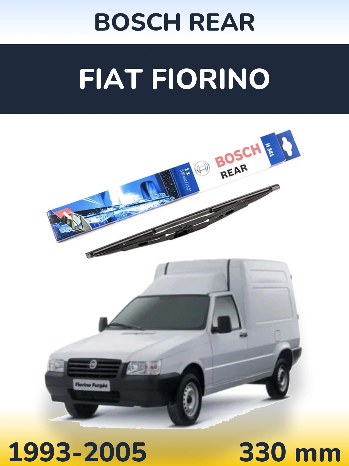 Задний дворник BOSCH Rear 340 мм для Fiat Fiorino 1993-2005