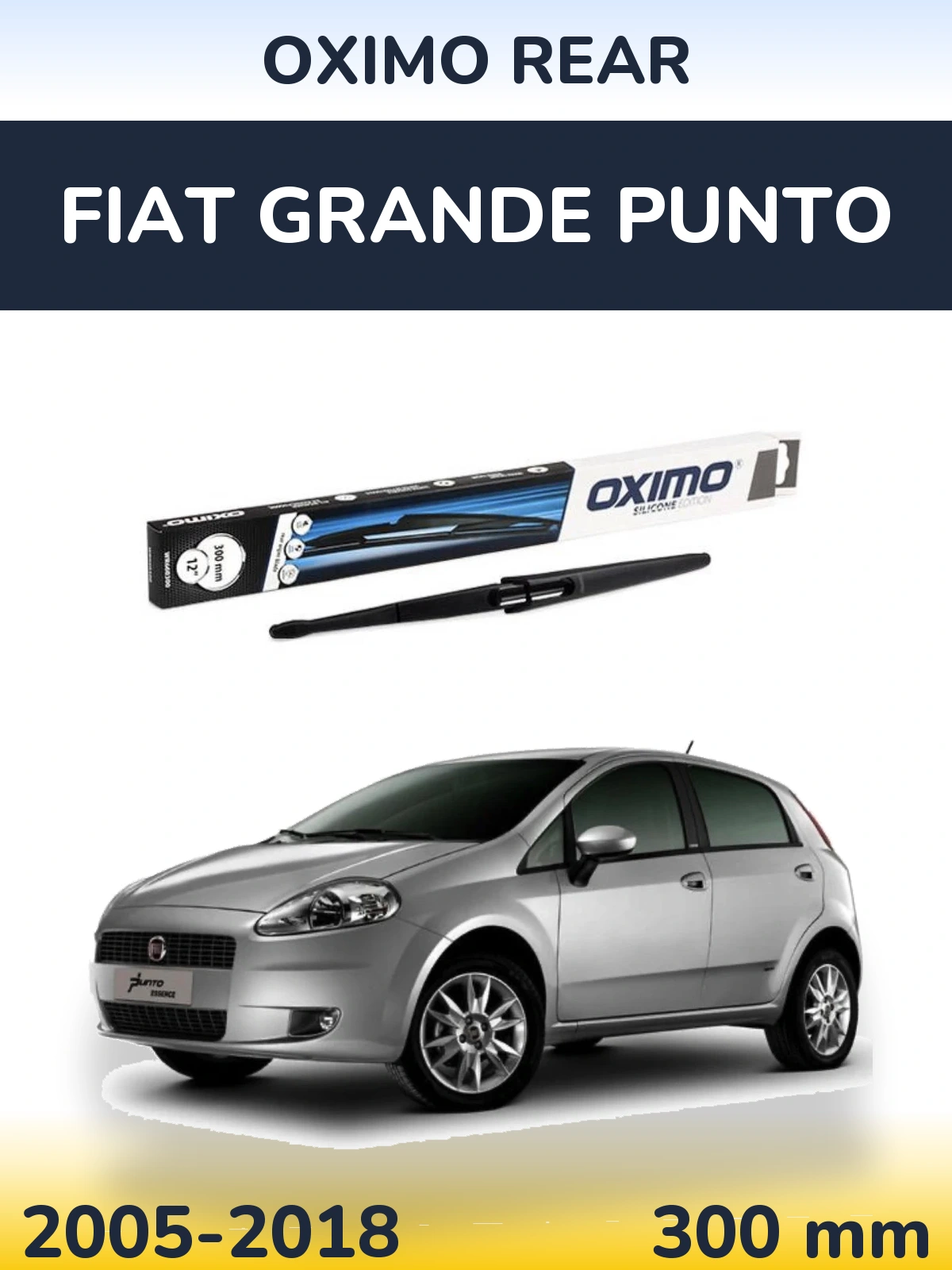Задня щітка Oximo Rear 300 мм для Fiat Grande Punto 2005-2018