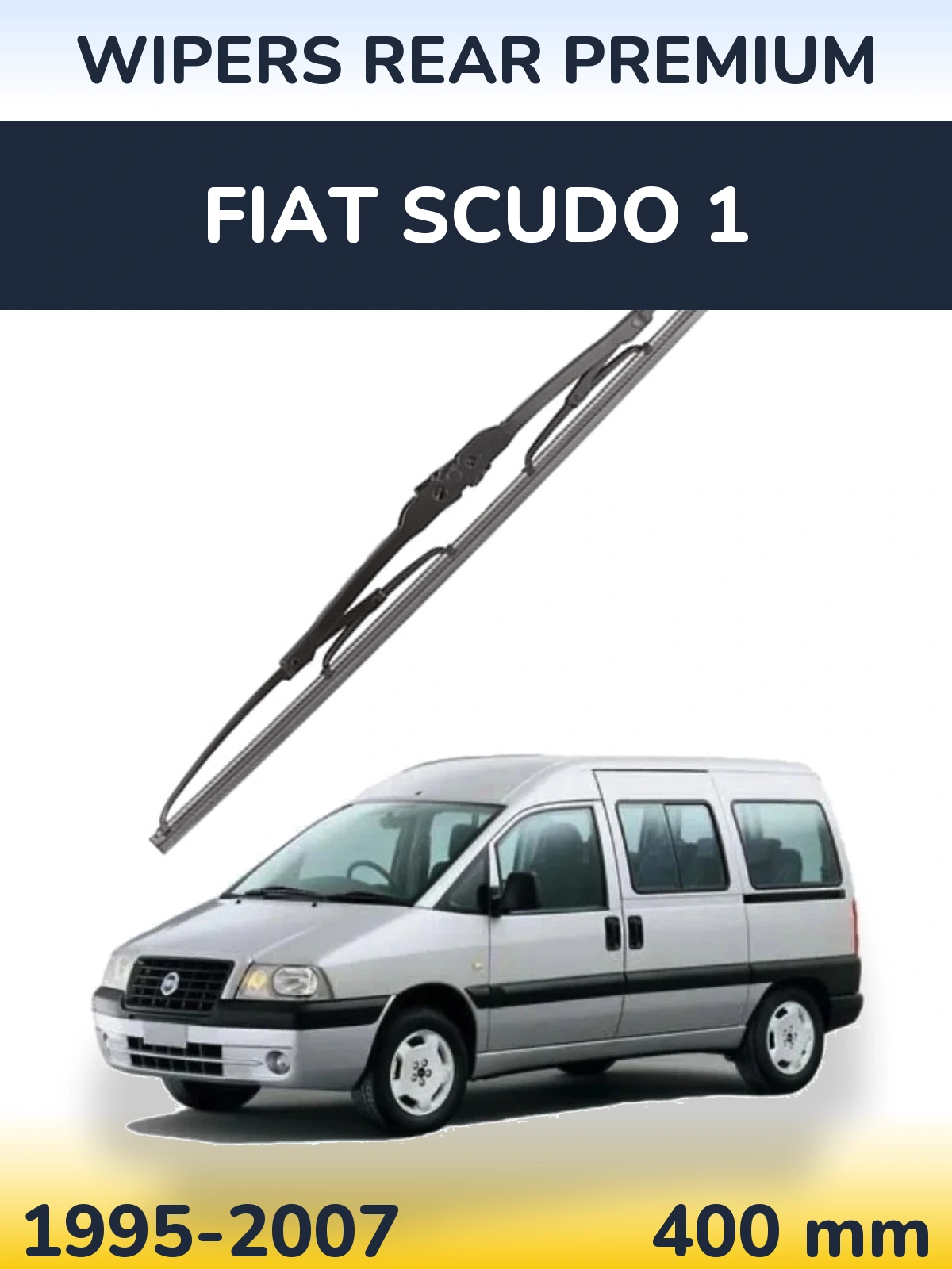 Rear wiper blade WIPERS REAR PREMIUM 400 mm for Fiat Scudo 1 1995-2007