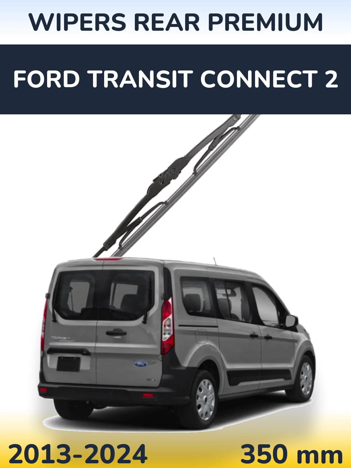 Rear wiper blade WIPERS REAR PREMIUM 350 mm for Ford Transit Connect 2 2013-2024