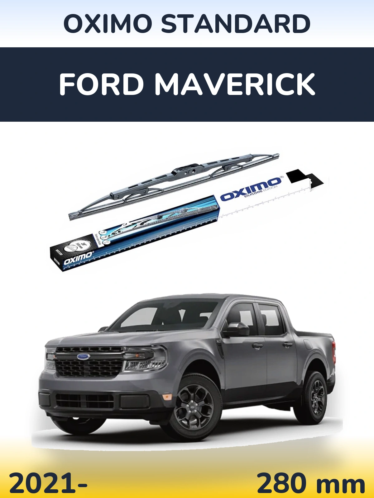 Rear wiper blade Oximo Standard 275 mm for Ford Maverick 2021-2026