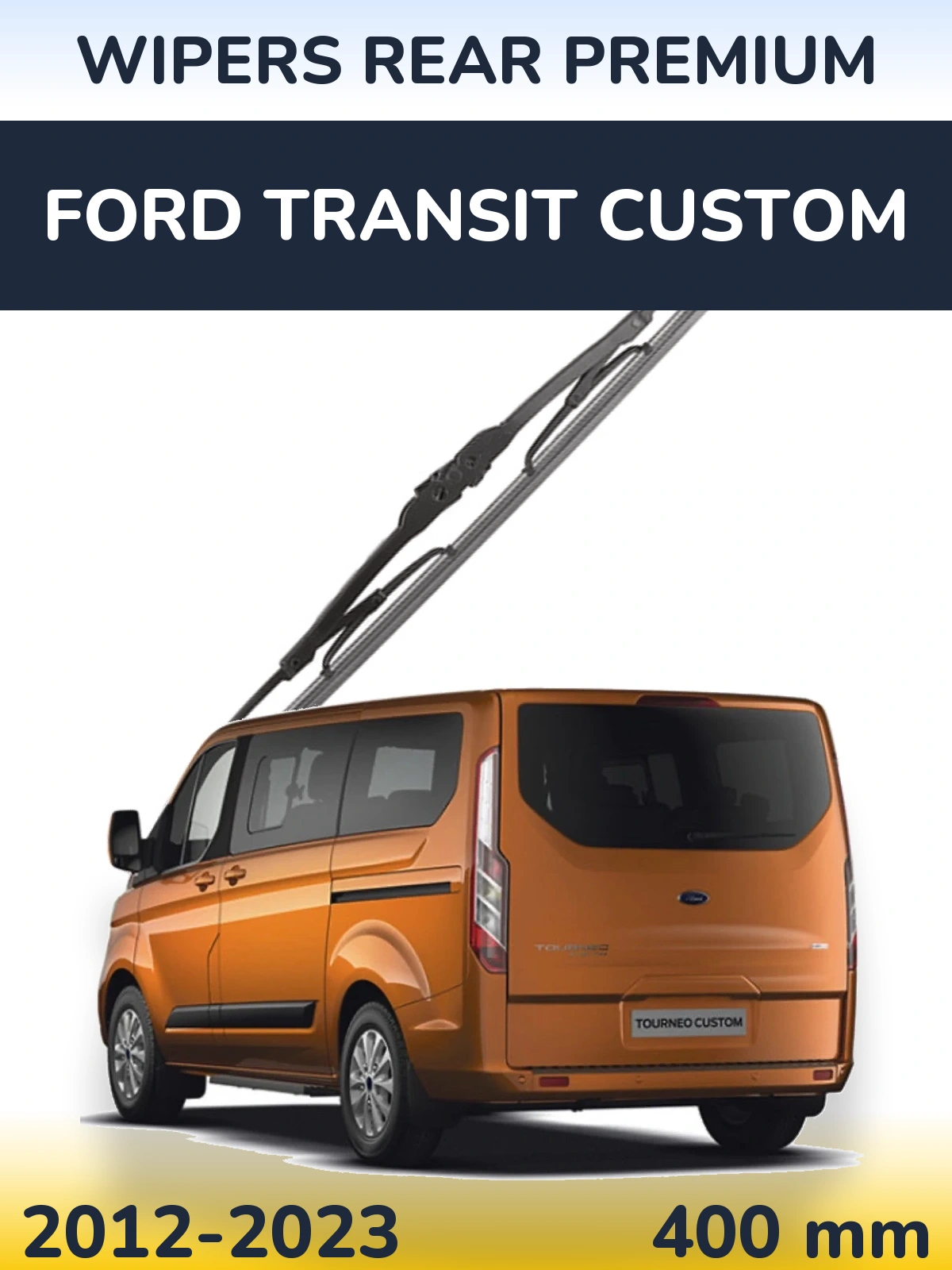 Задний дворник WIPERS REAR PREMIUM 400 мм для Ford Transit Custom 2012-2023