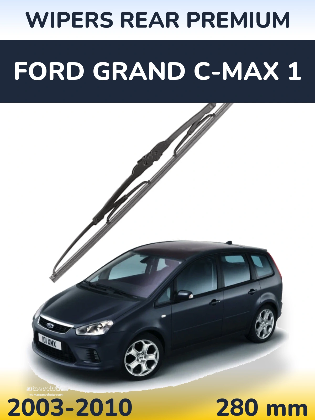Задний дворник WIPERS REAR PREMIUM 280 мм для Ford Grand C-MAX 1 2003-2010