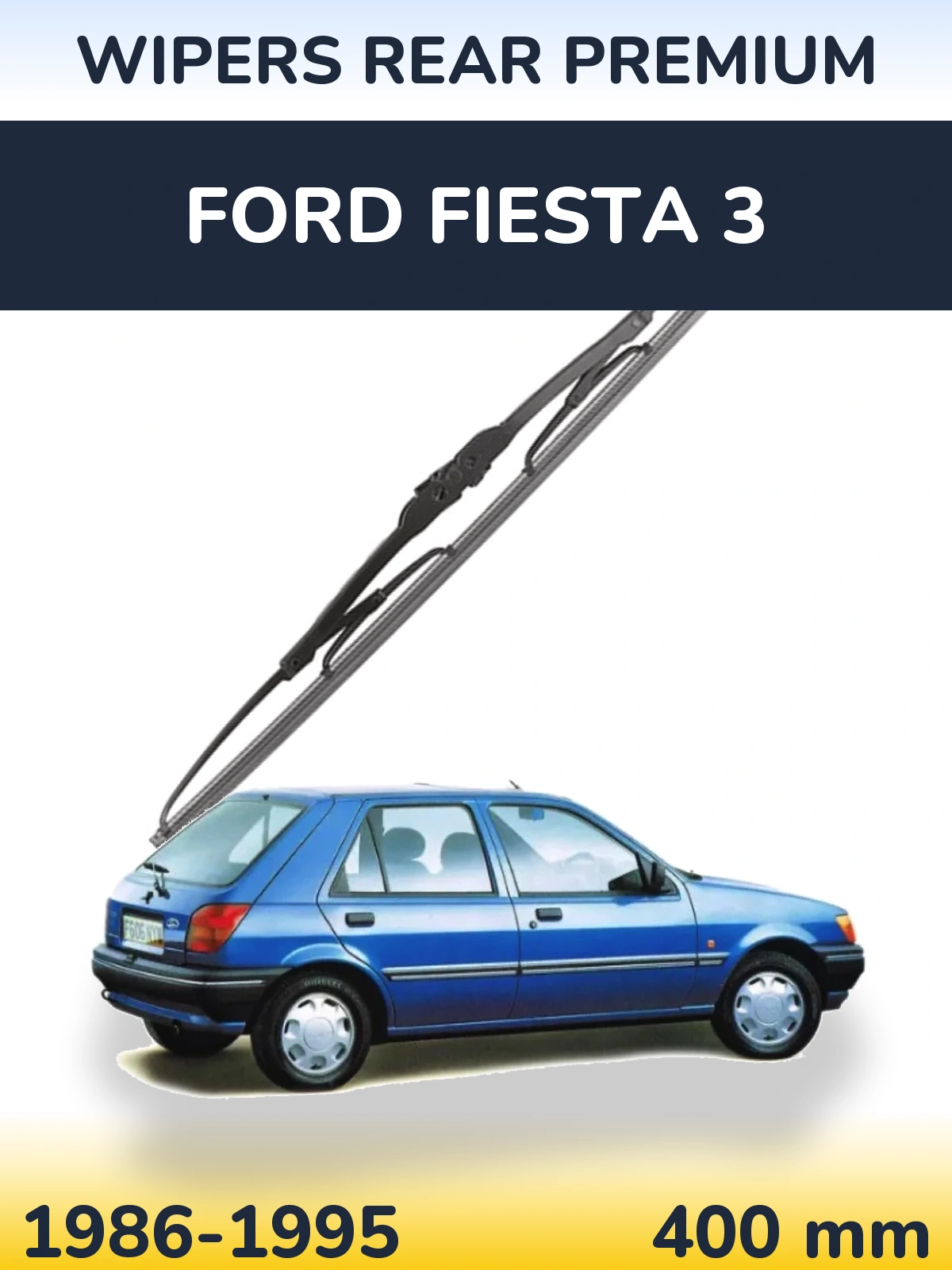 Задня щітка WIPERS REAR PREMIUM 400 мм для Ford Fiesta 3 1986-1995