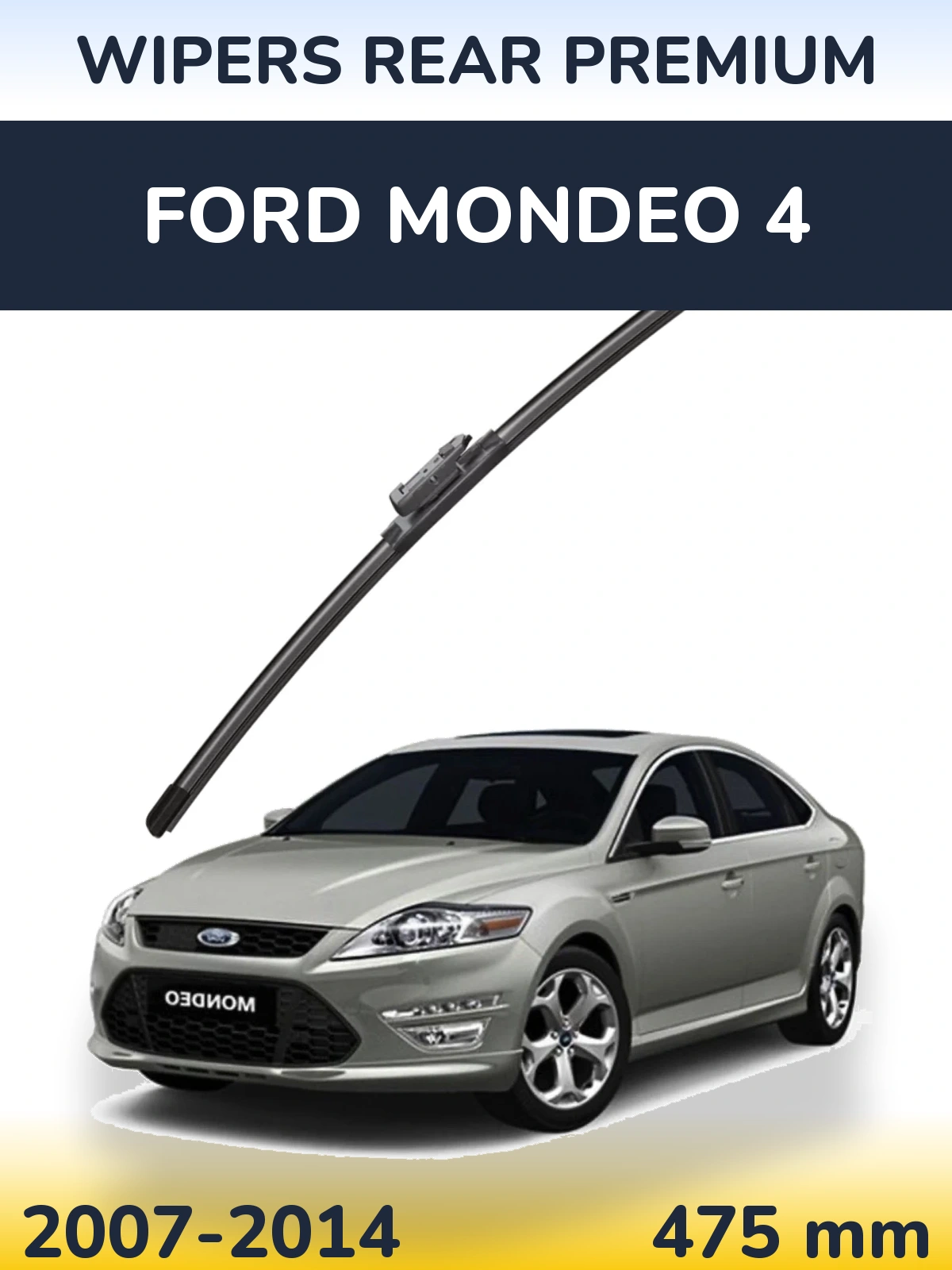 Rear wiper blade WIPERS REAR PREMIUM 500 mm for Ford Mondeo 4 2007-2014