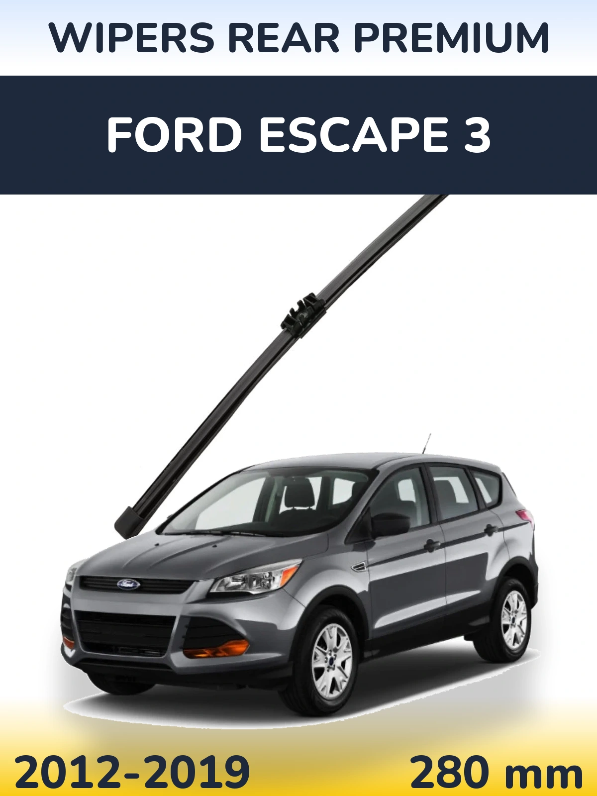 Rear wiper blade WIPERS REAR PREMIUM 280 mm for Ford Escape 3 2012-2019
