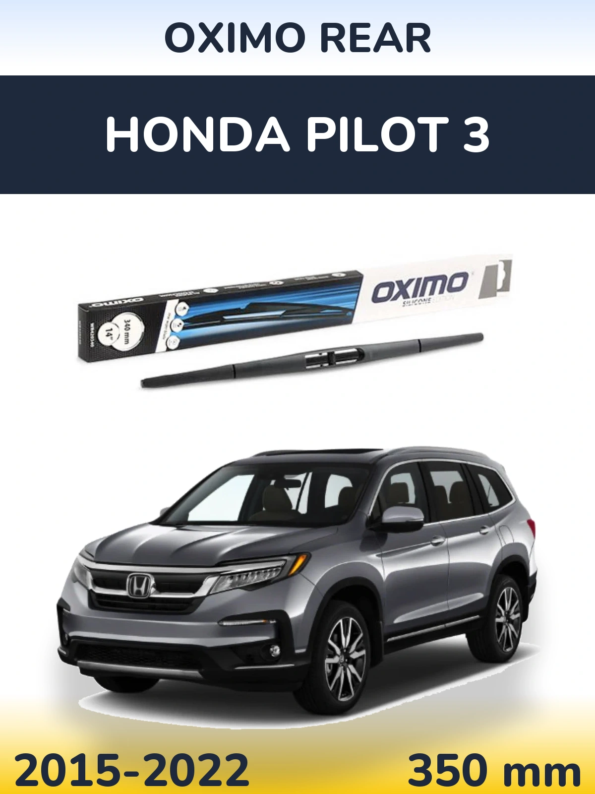 Rear wiper blade Oximo Rear 350 mm for Honda Pilot 3 2015-2022