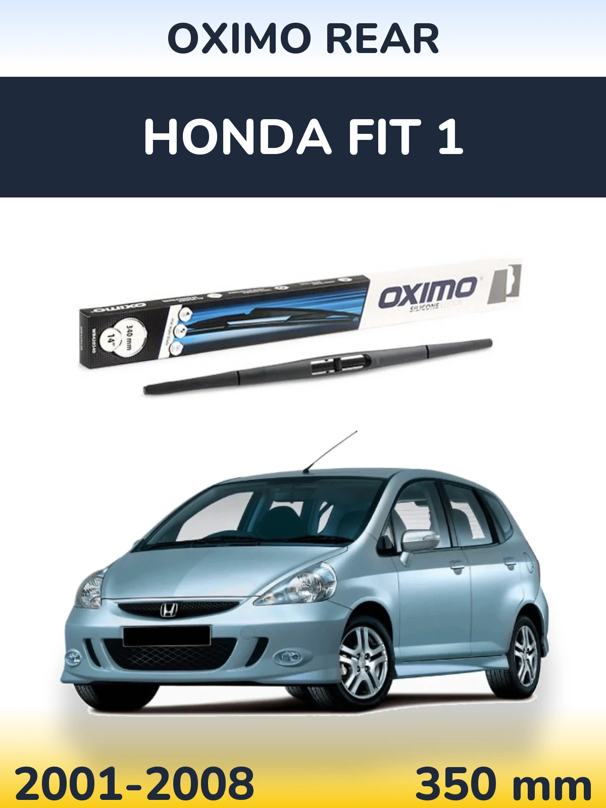 Rear wiper blade Oximo Rear 350 mm for Honda Fit 1 2001-2008