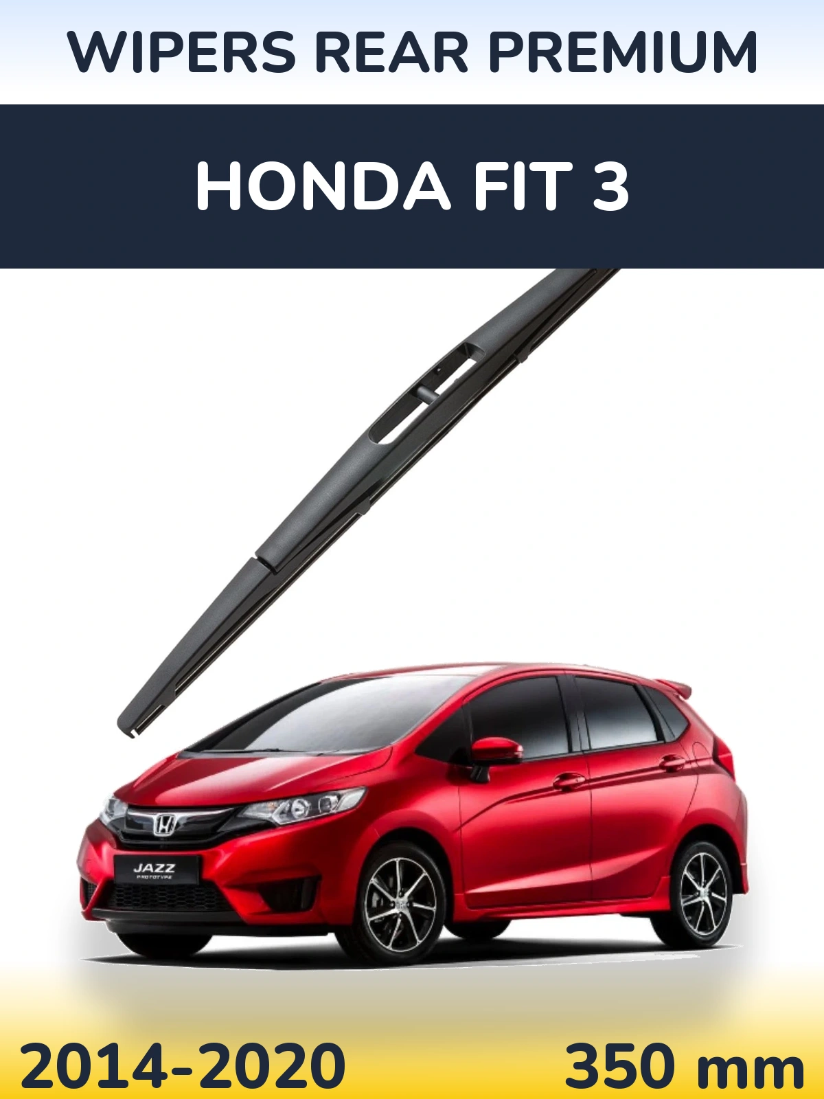 Rear wiper blade WIPERS REAR PREMIUM 350 mm for Honda Fit 3 2014-2020