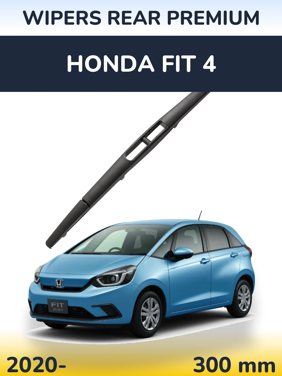 Rear wiper blade WIPERS REAR PREMIUM 300 mm for Honda Fit 4 2020-2026