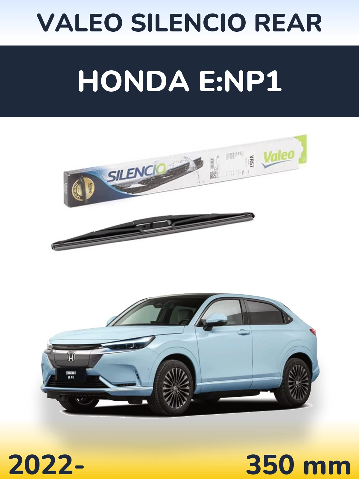 Rear wiper blade Valeo Silencio Rear 345 mm for Honda e:NP1 2022-2026
