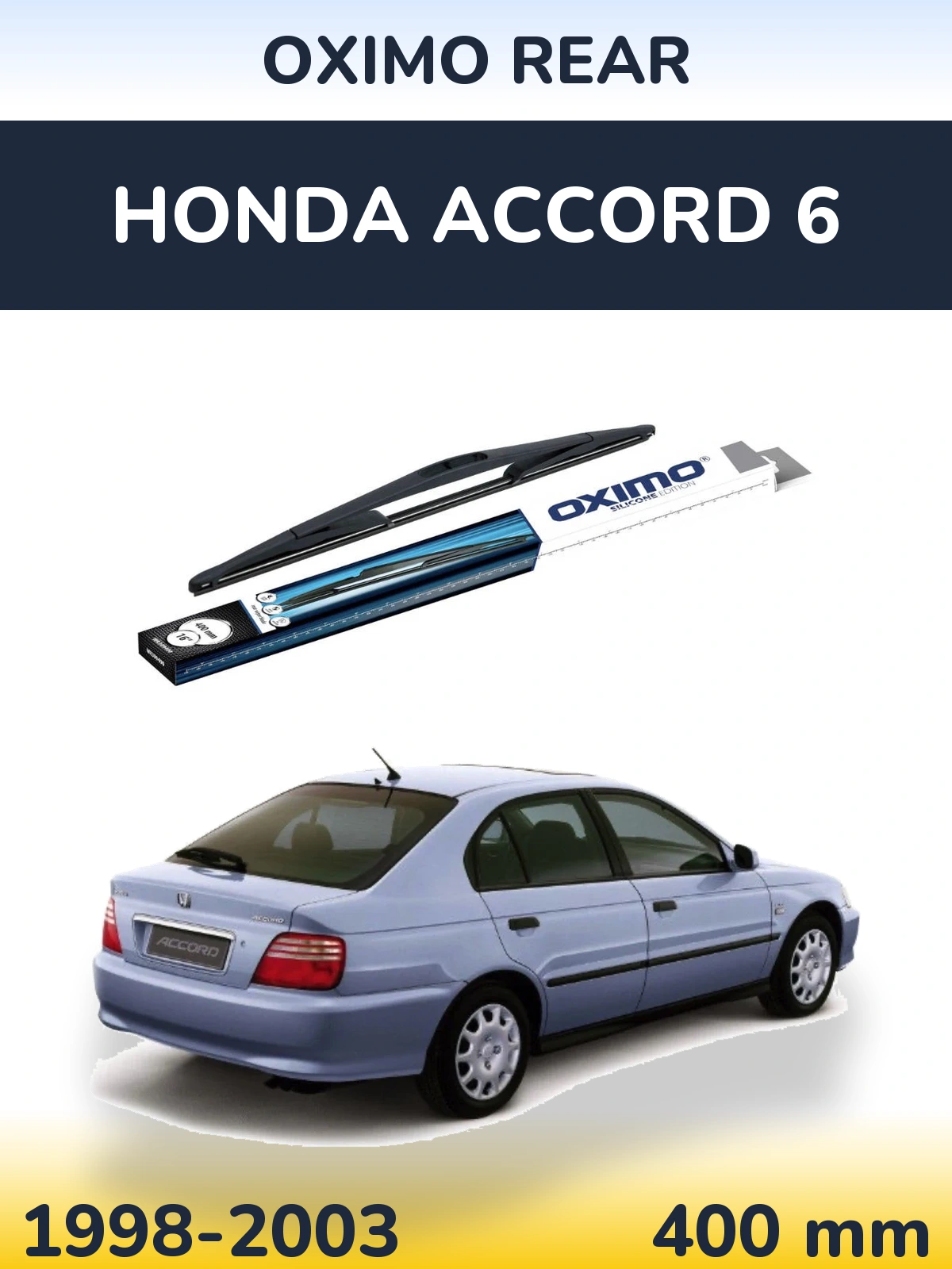 Rear wiper blade Oximo Rear 400 mm for Honda Accord 6 1998-2003