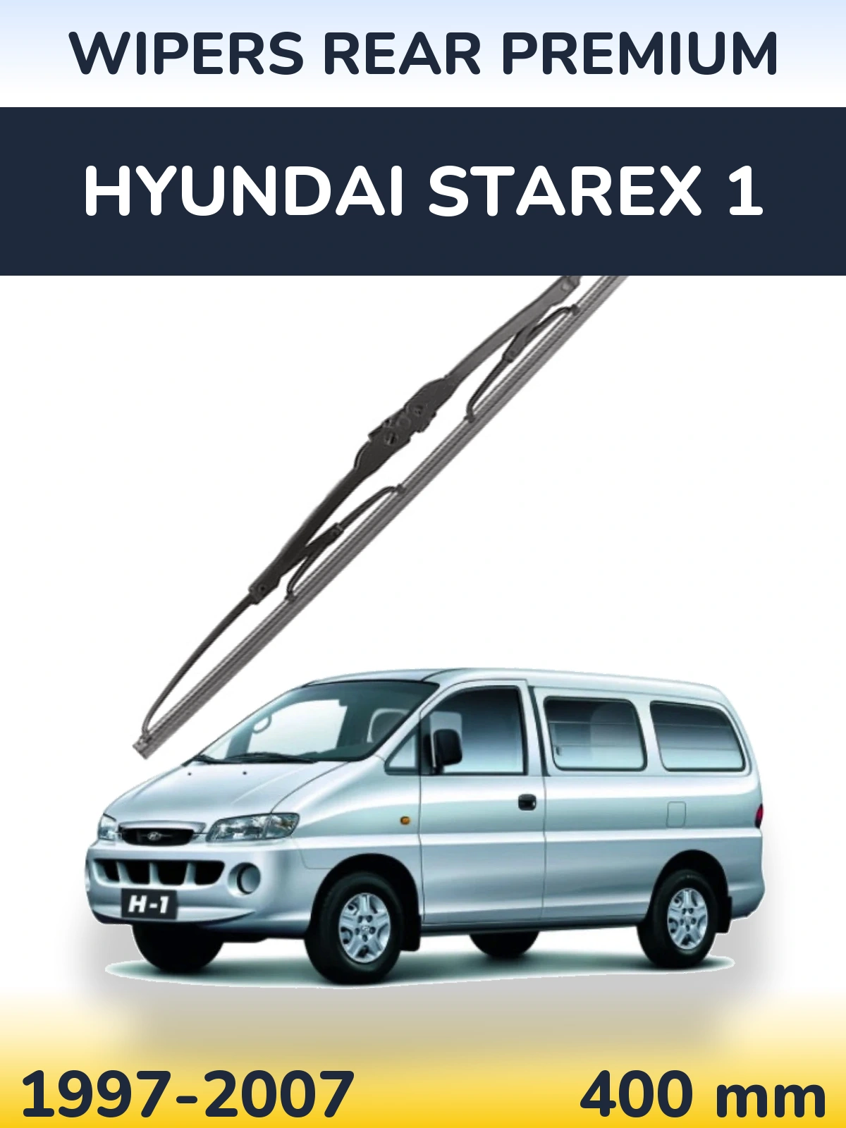 Rear wiper blade WIPERS REAR PREMIUM 400 mm for Hyundai Starex 1 1997-2007