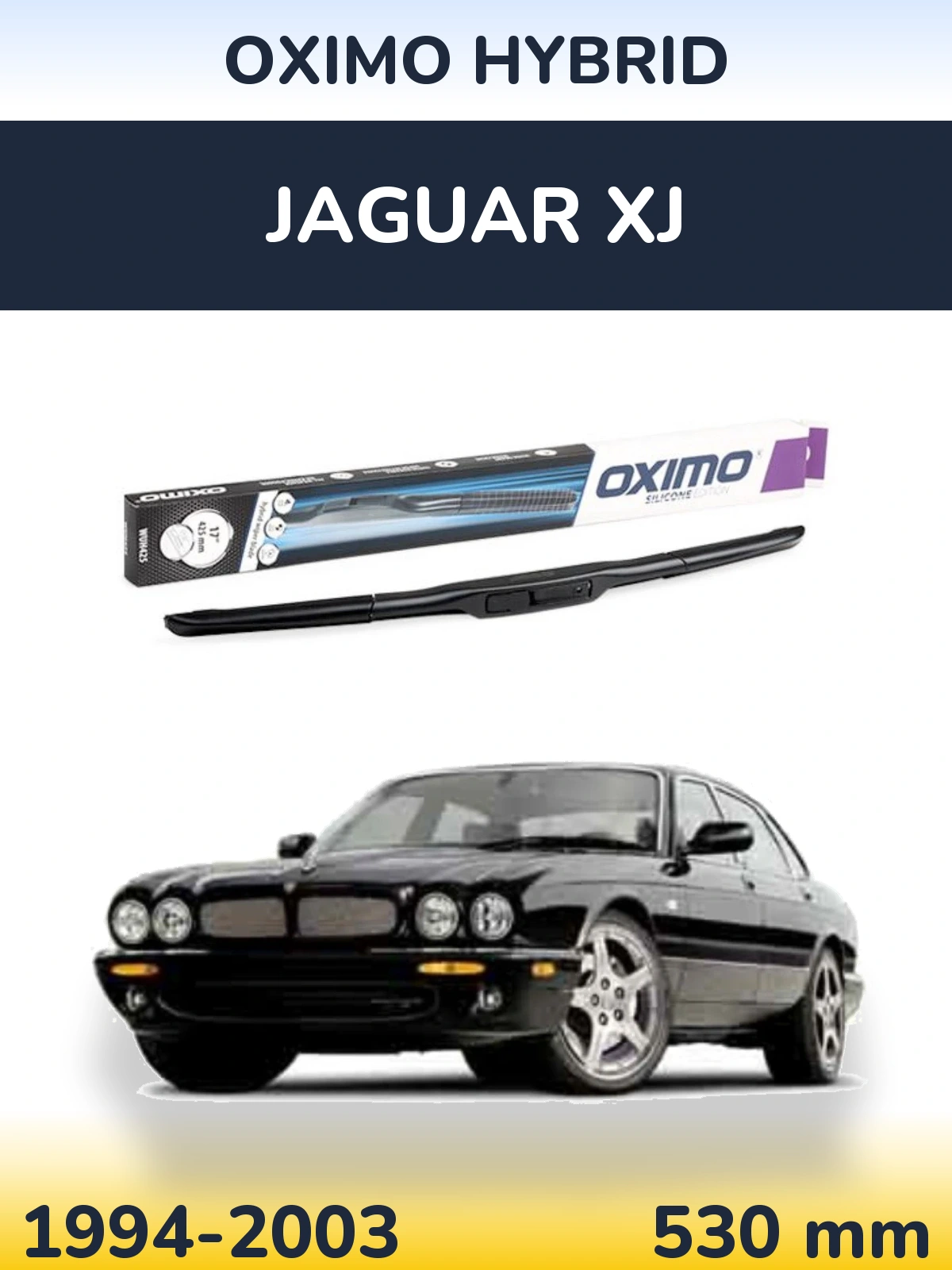 Front wiper blade Oximo Hybrid 530 mm for Jaguar XJ 1994-2003