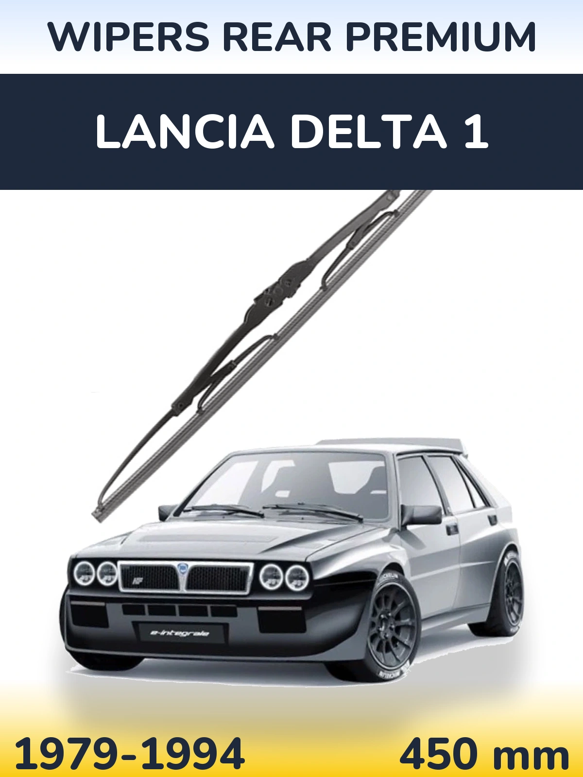 Rear wiper blade WIPERS REAR PREMIUM 450 mm for Lancia Delta 1 1979-1994