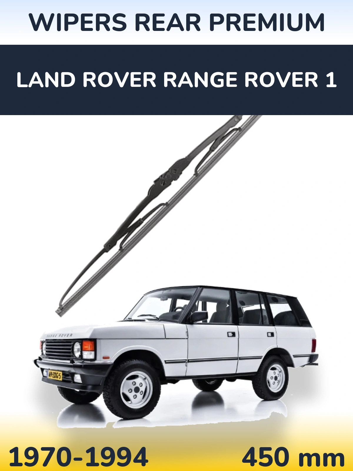 Rear wiper blade WIPERS REAR PREMIUM 450 mm for Land Rover Range Rover 1 1970-1994