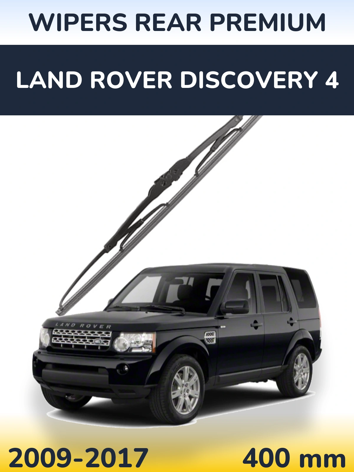 Rear wiper blade WIPERS REAR PREMIUM 400 mm for Land Rover Discovery 4 2009-2017