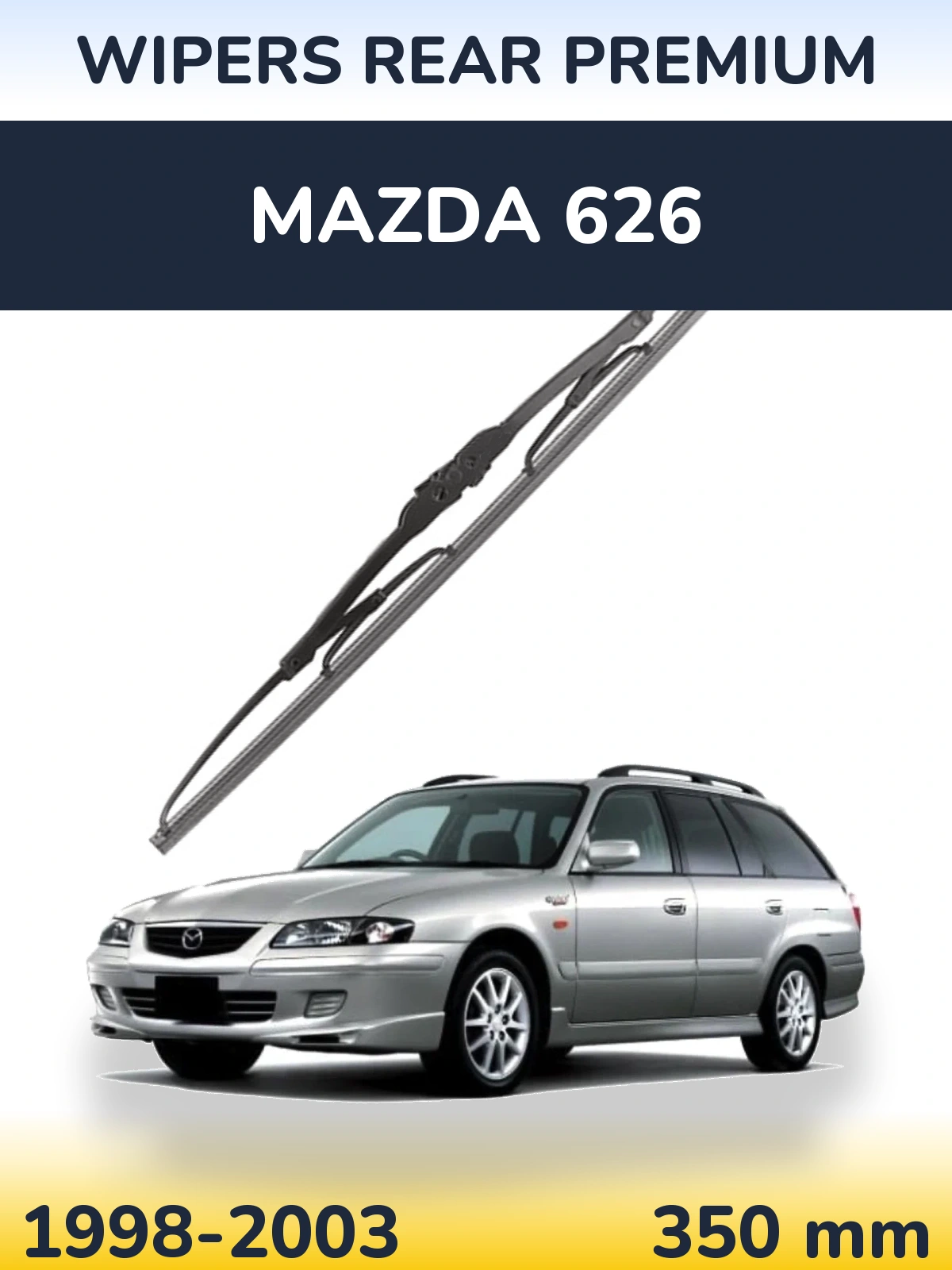 Rear wiper blade WIPERS REAR PREMIUM 350 mm for Mazda 626 1998-2003