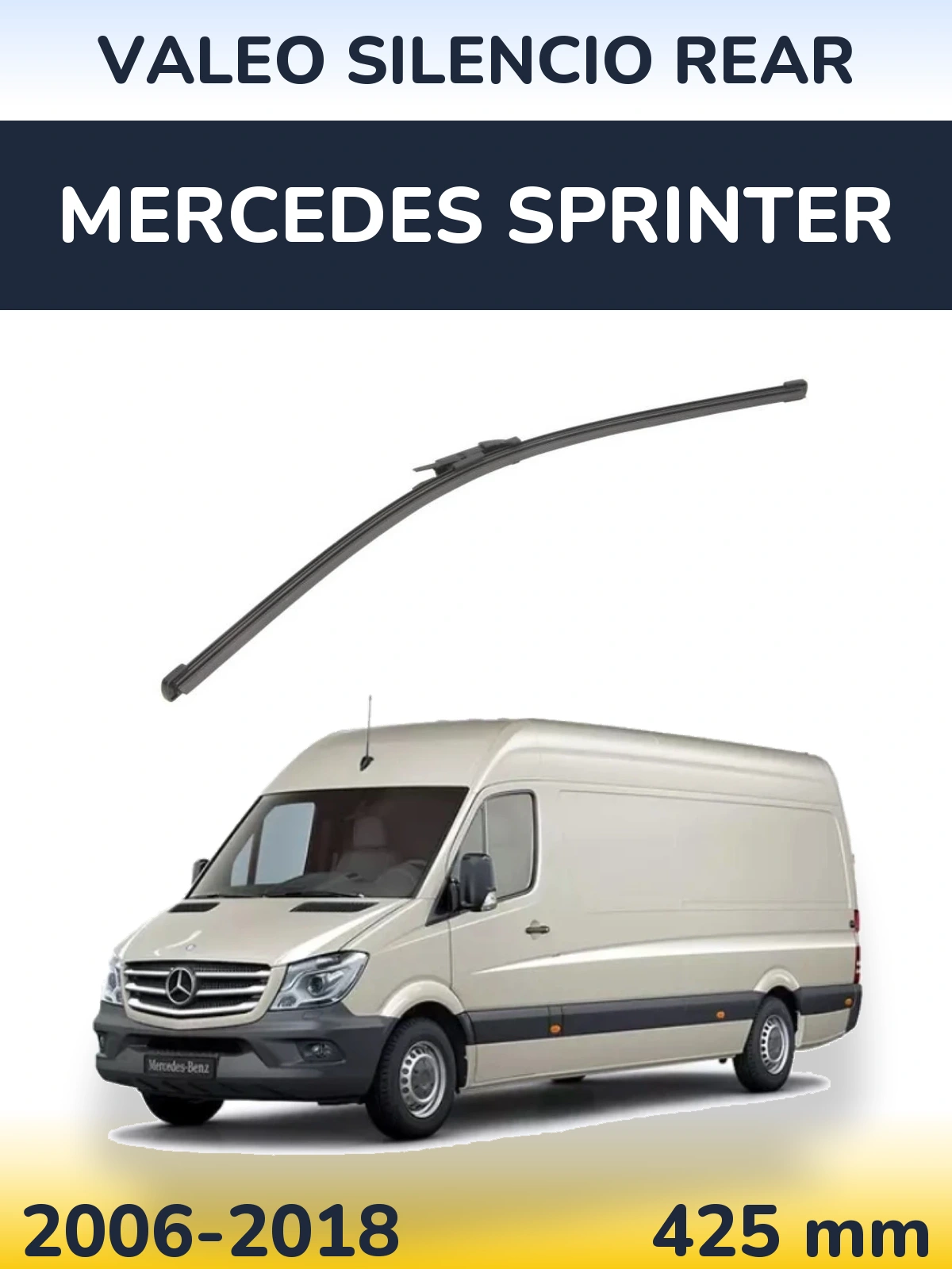 Rear wiper blade Valeo Silencio Rear 425 mm for Mercedes Sprinter 2006-2018