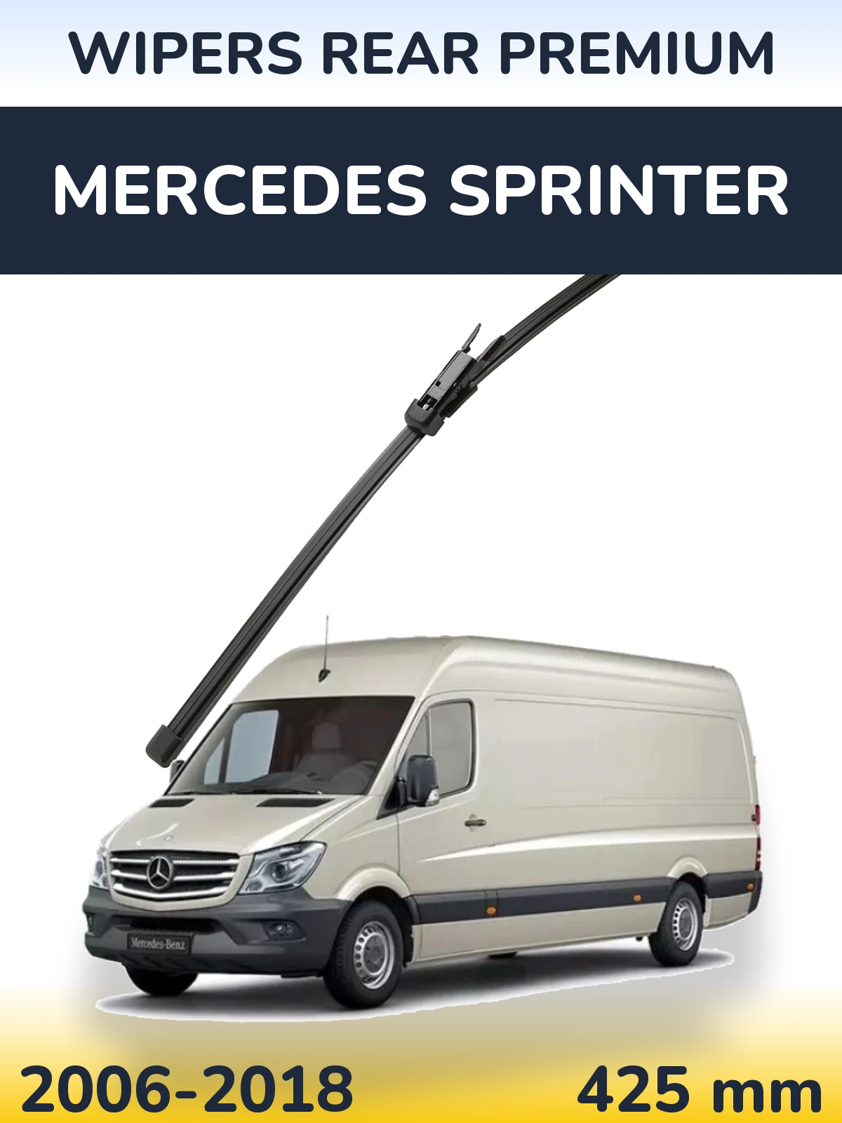 Rear wiper blade WIPERS REAR PREMIUM 425 mm for Mercedes Sprinter 2006-2018