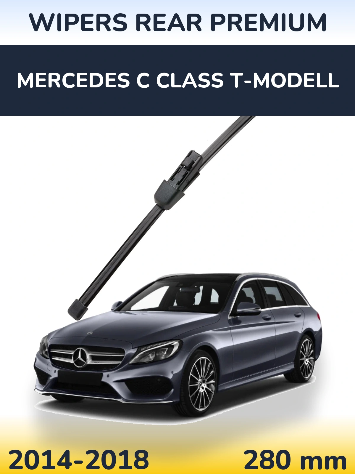 Rear wiper blade WIPERS REAR PREMIUM 280 mm for Mercedes C Class T-Modellol 2014-2018