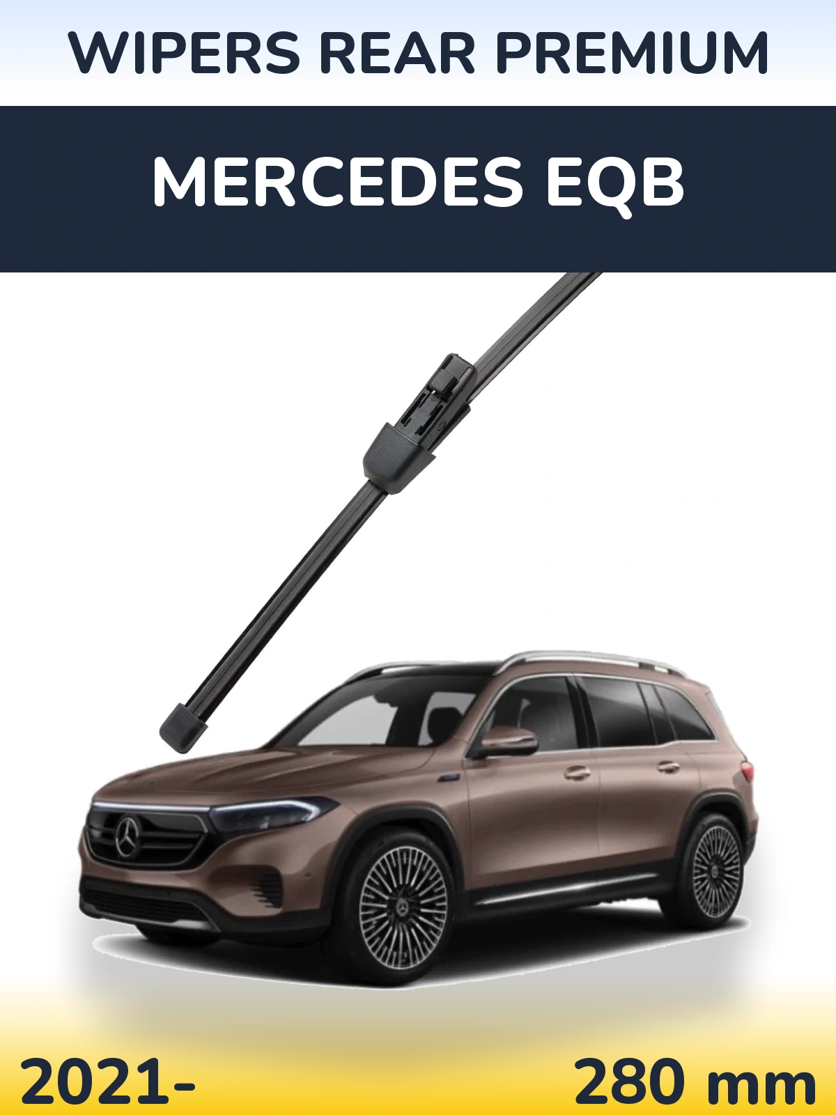 Rear wiper blade WIPERS REAR PREMIUM 280 mm for Mercedes EQB 2021-2026