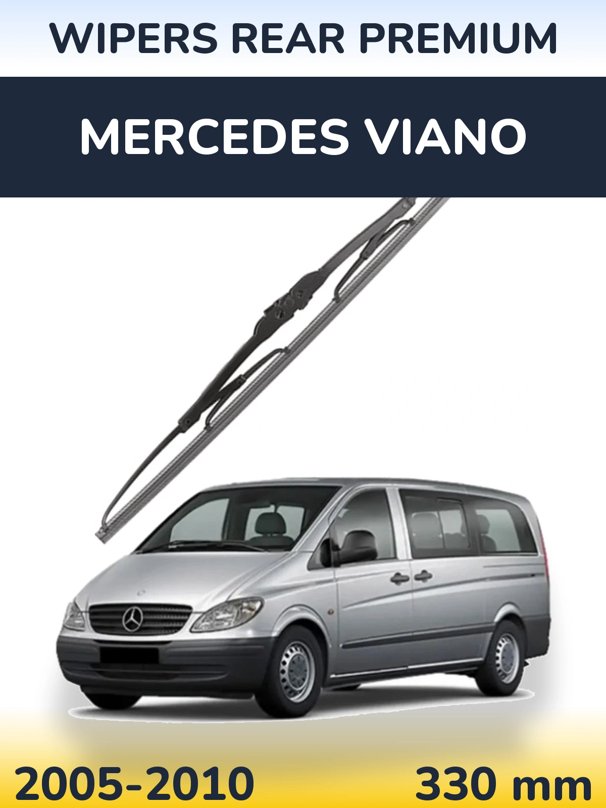 Задний дворник WIPERS REAR PREMIUM 330 мм для Mercedes Viano 2005-2010