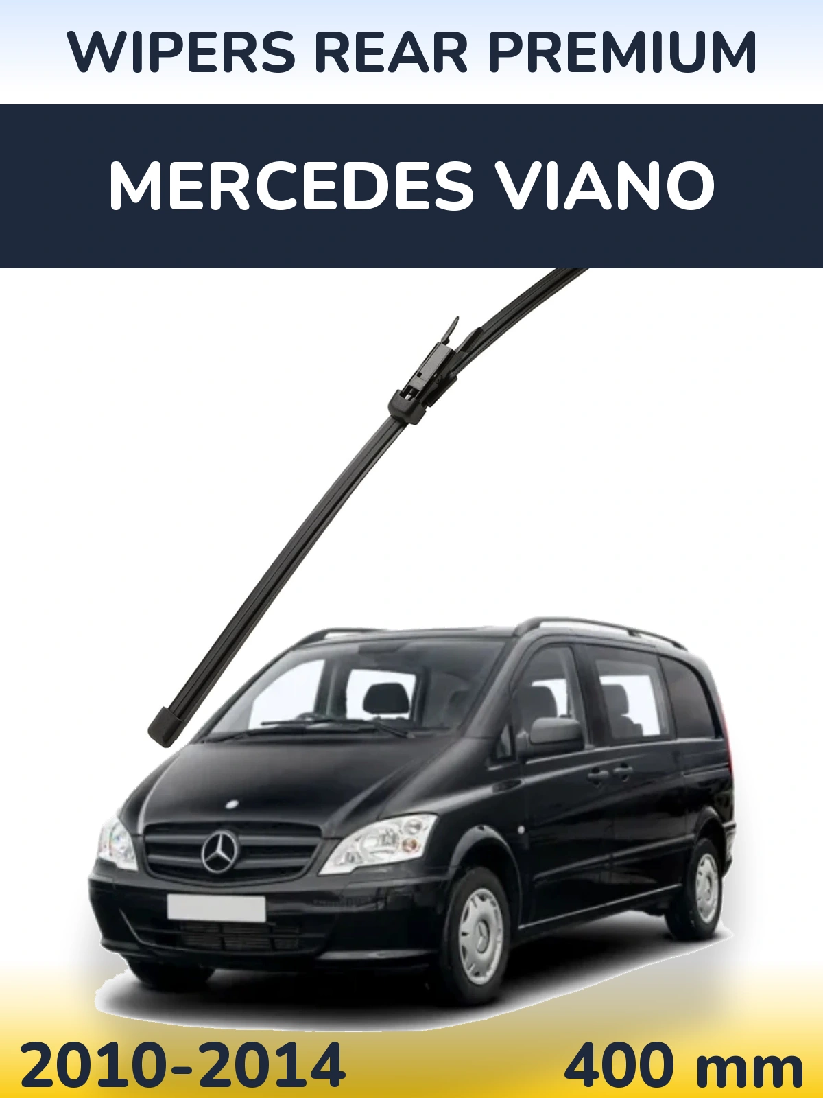 Задний дворник WIPERS REAR PREMIUM 400 мм для Mercedes Viano 2010-2014