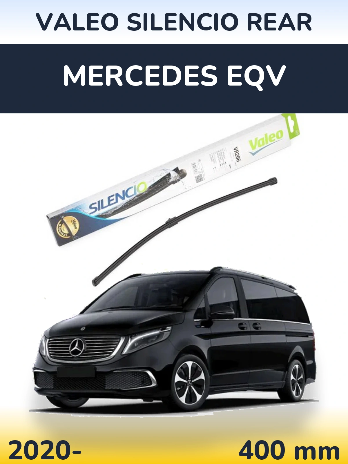 Задня щітка Valeo Silencio Rear 400 мм для Mercedes EQV 2020-2026