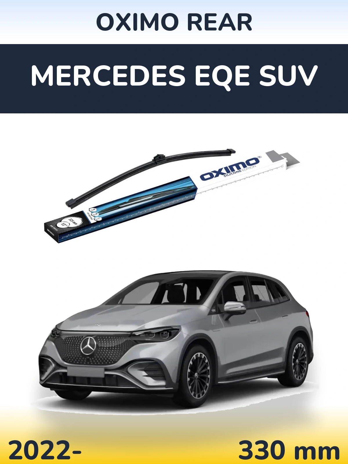 Rear wiper blade Oximo Rear 325 mm for Mercedes EQE SUV 2022-2026